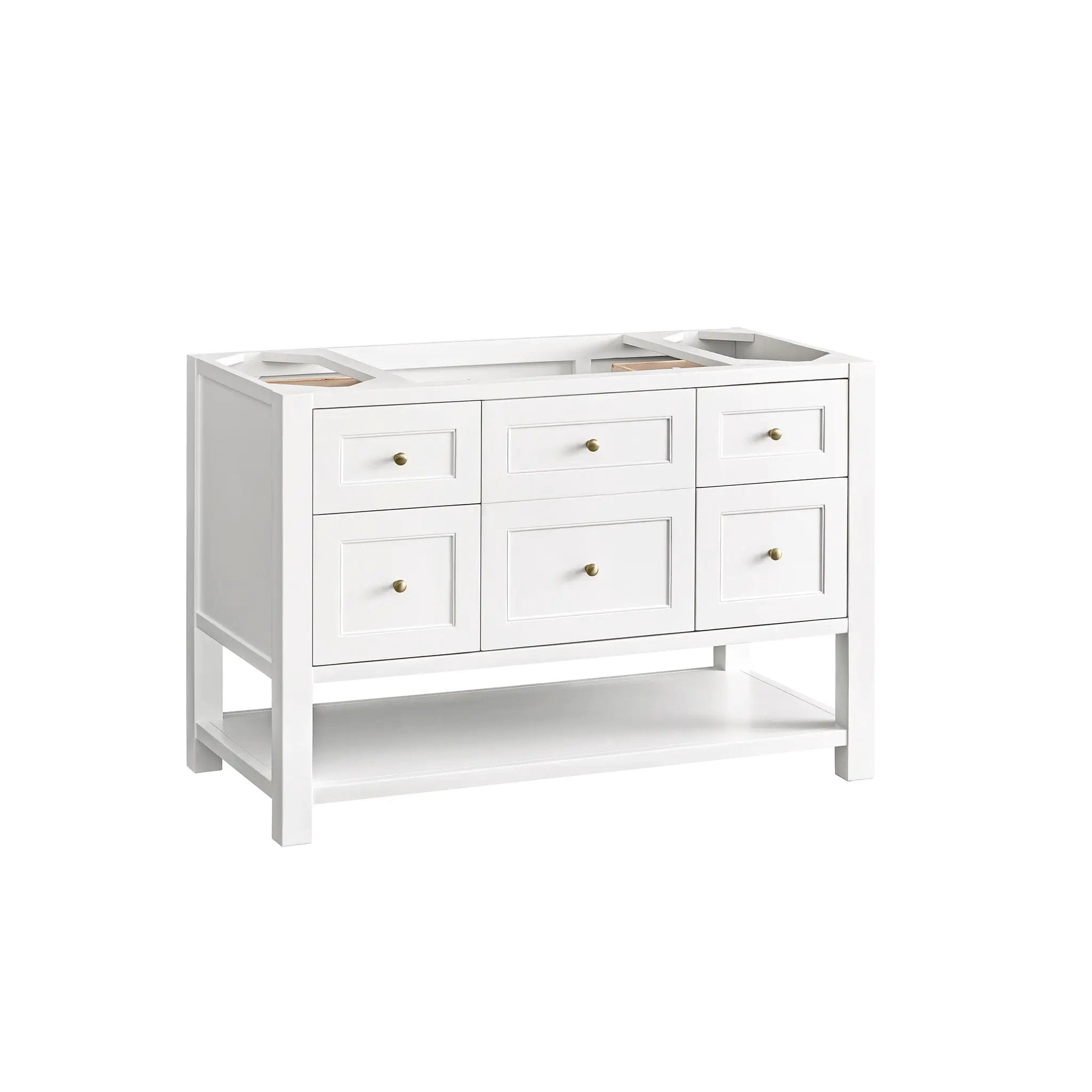 bright white vanity