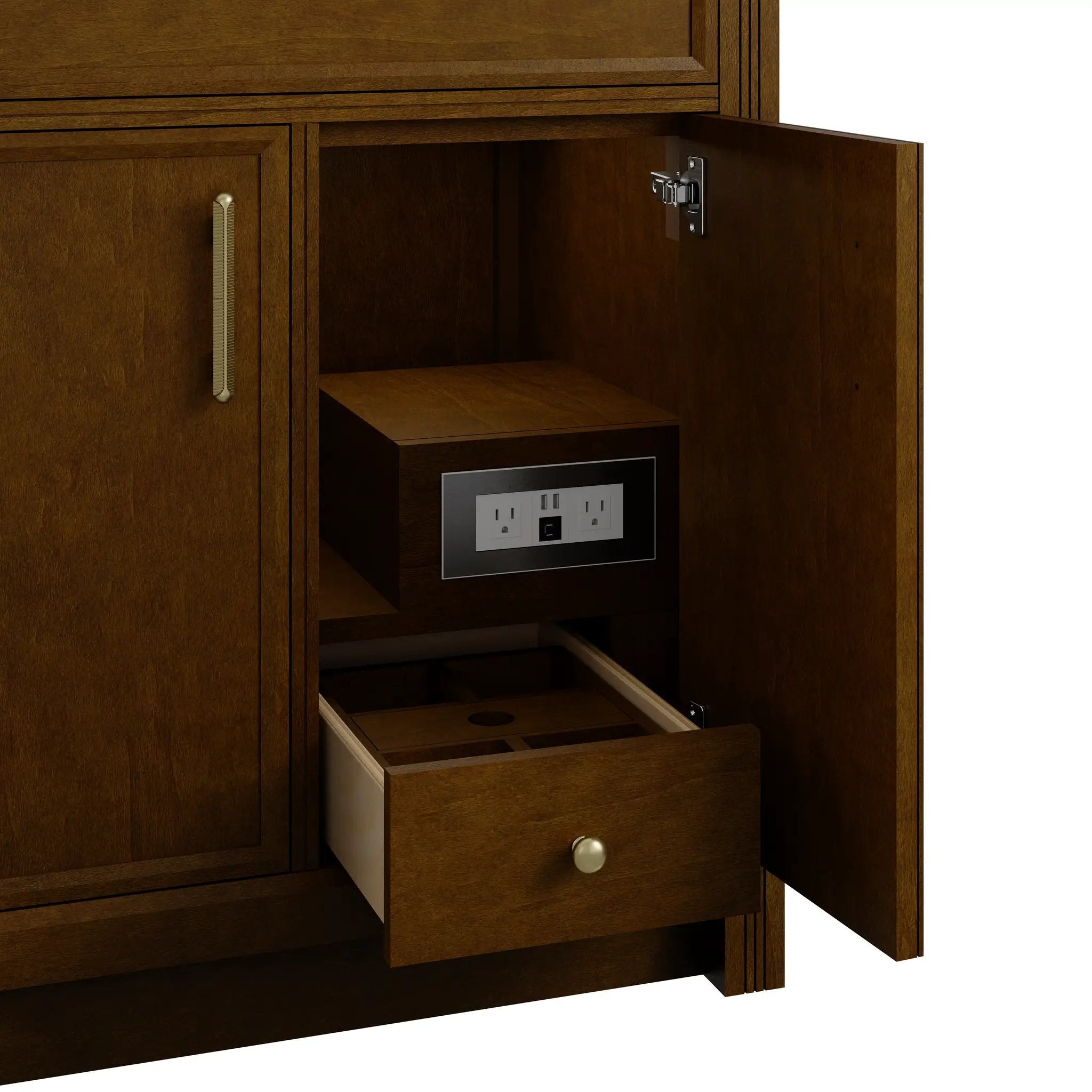 honey oak vanity