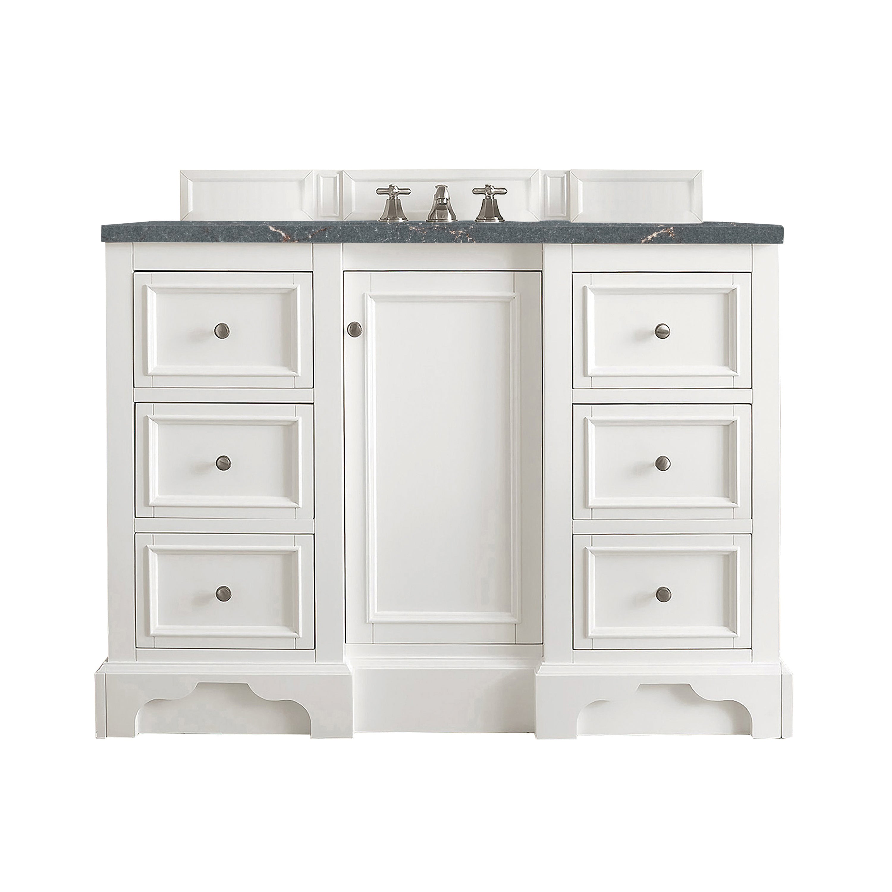 James Martin Vanities De Soto 48" Single Vanity - Bright White