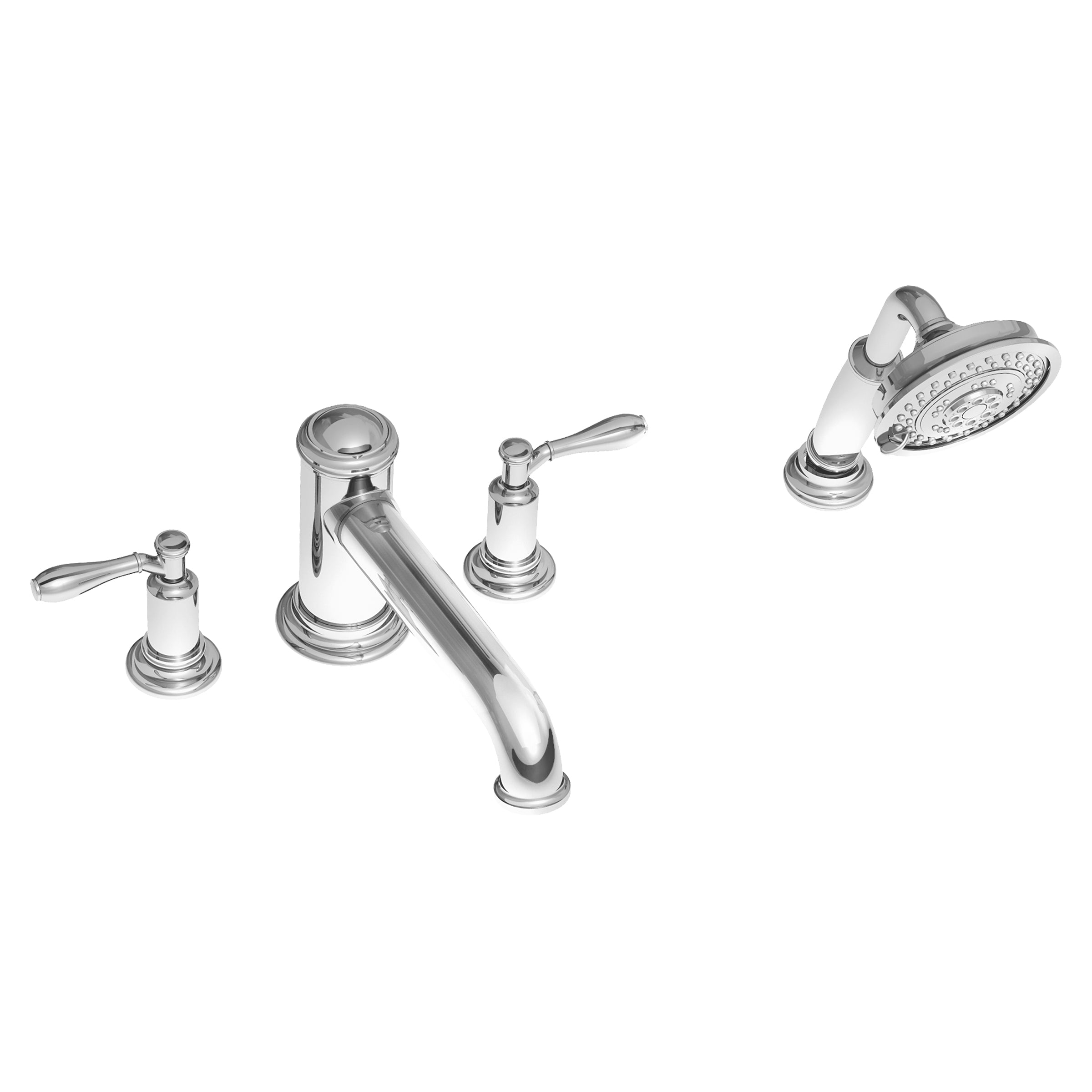 polished chrome tub faucet