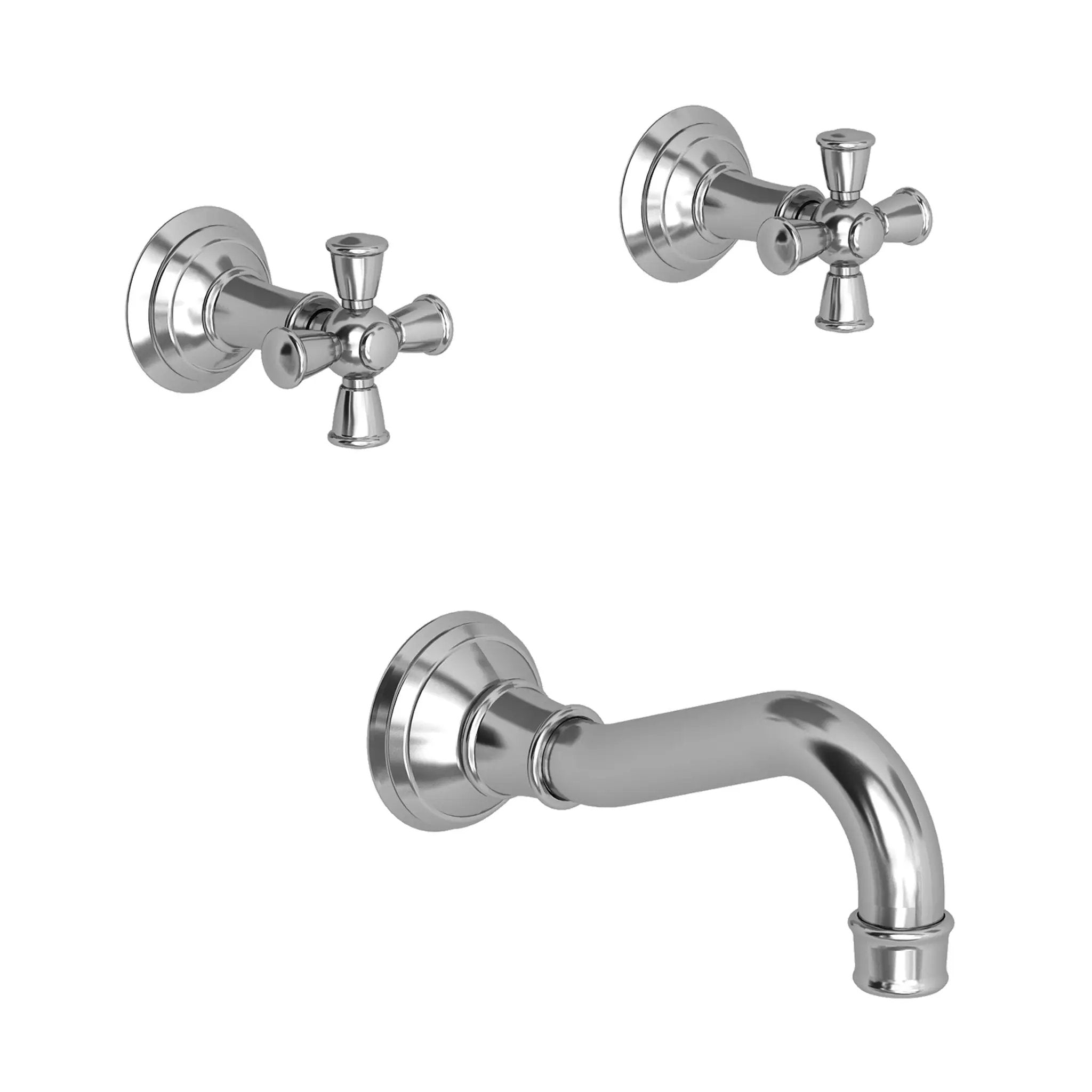 polished chrome tub faucet