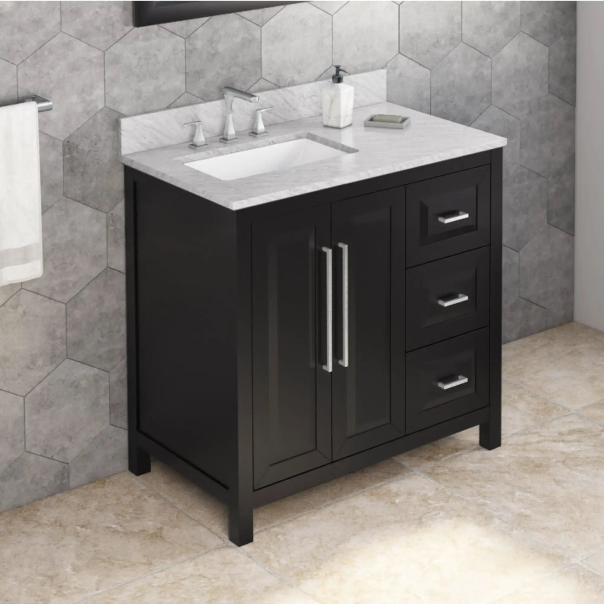 Jeffrey Alexander 36" Cade Vanity Set by Jeffrey Alexander