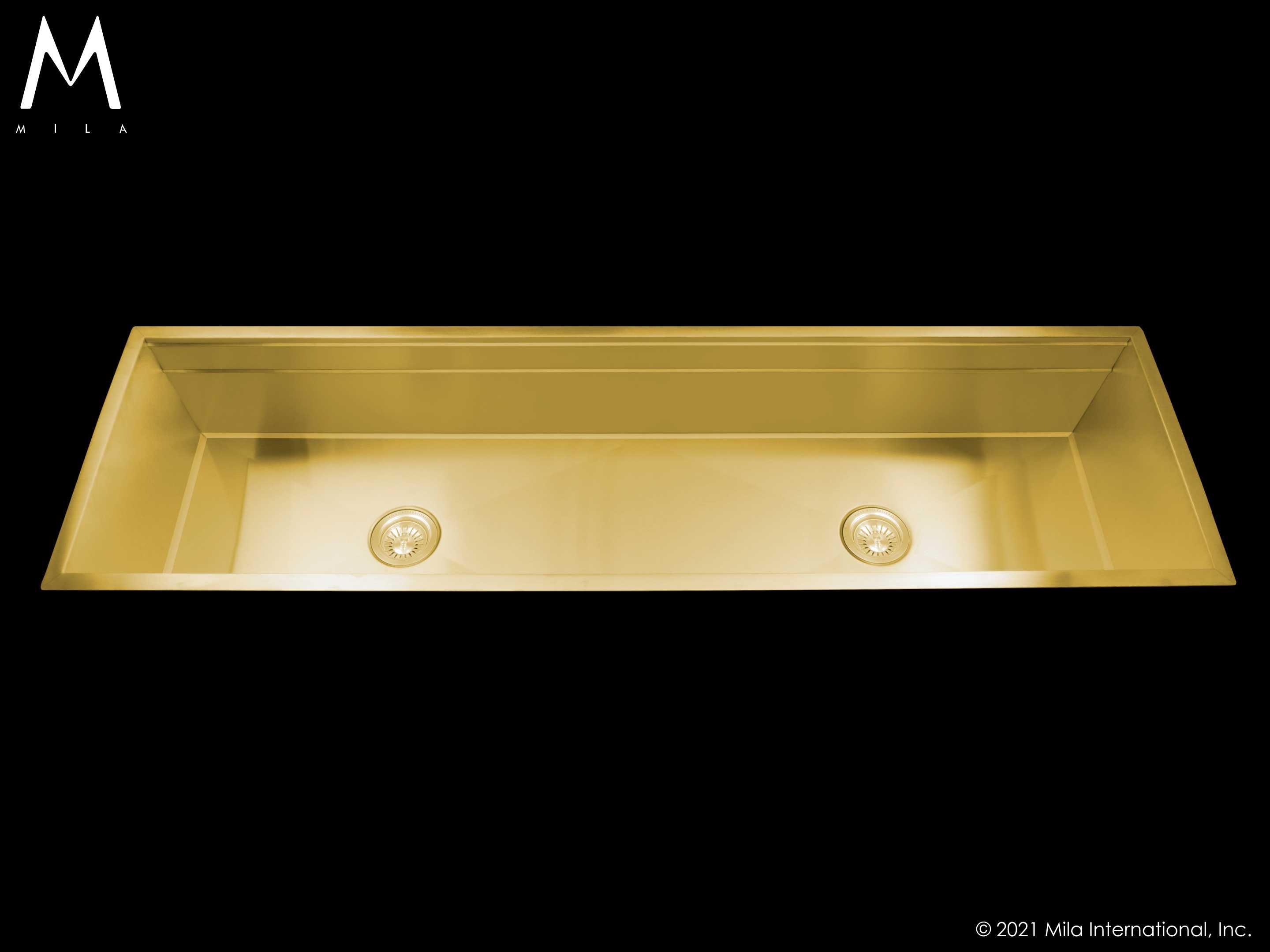 MILA WORKSTATION Single Bowl Flush-Mount 63 x 18.5 Kitchen Sink