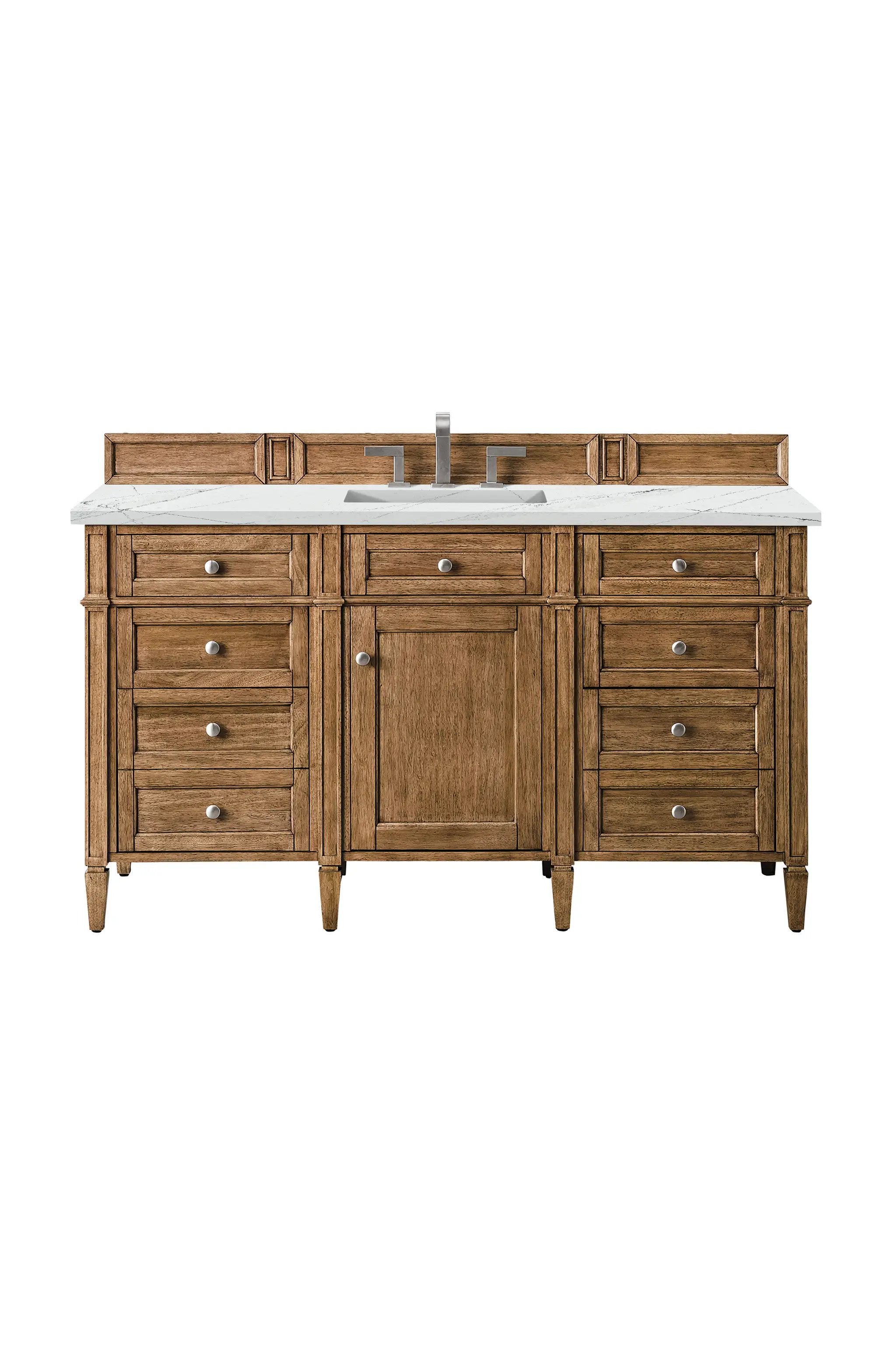 James Martin Brittany 60" Single Vanity Set - Saddle Brown by James Martin Vanities