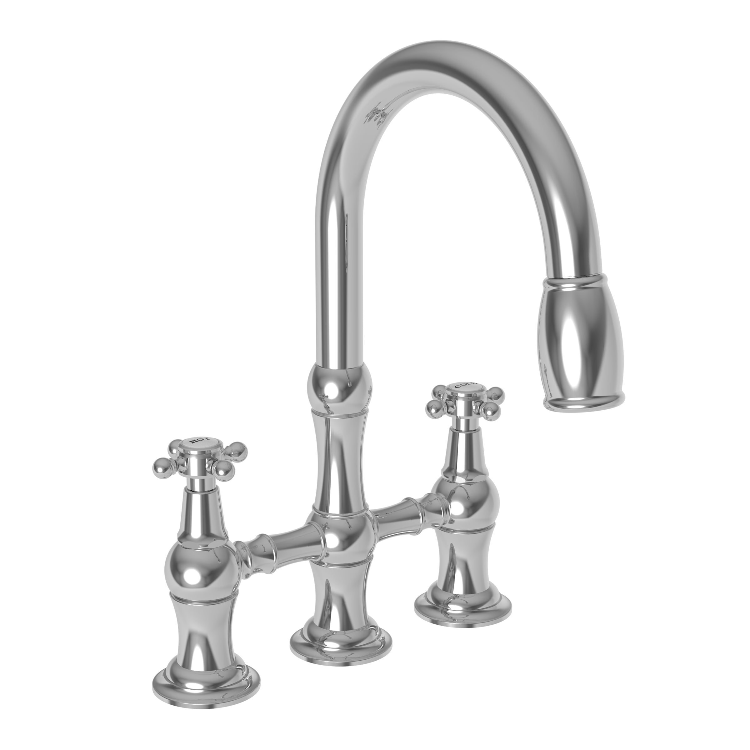 polished chrome faucet
