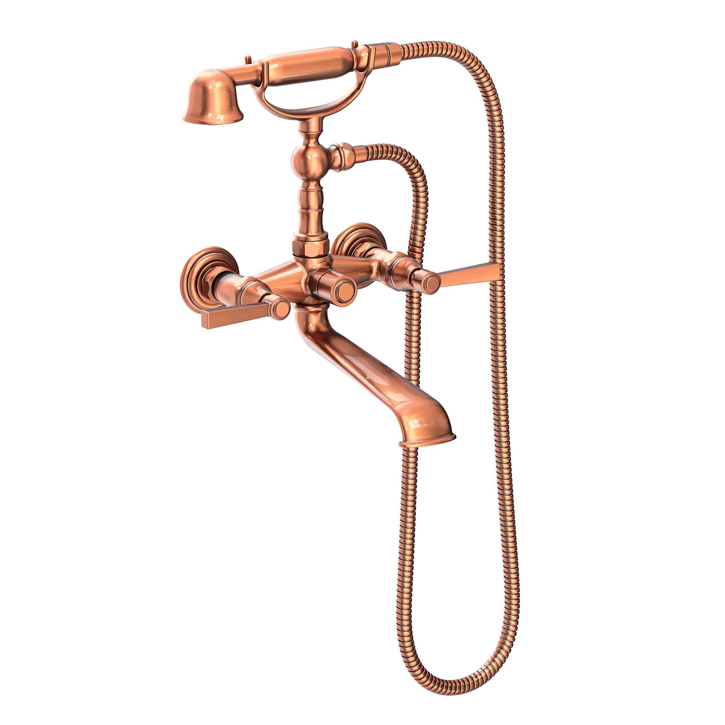 Newport Brass Astor Exposed Tub & Hand Shower Set - Wall Mount