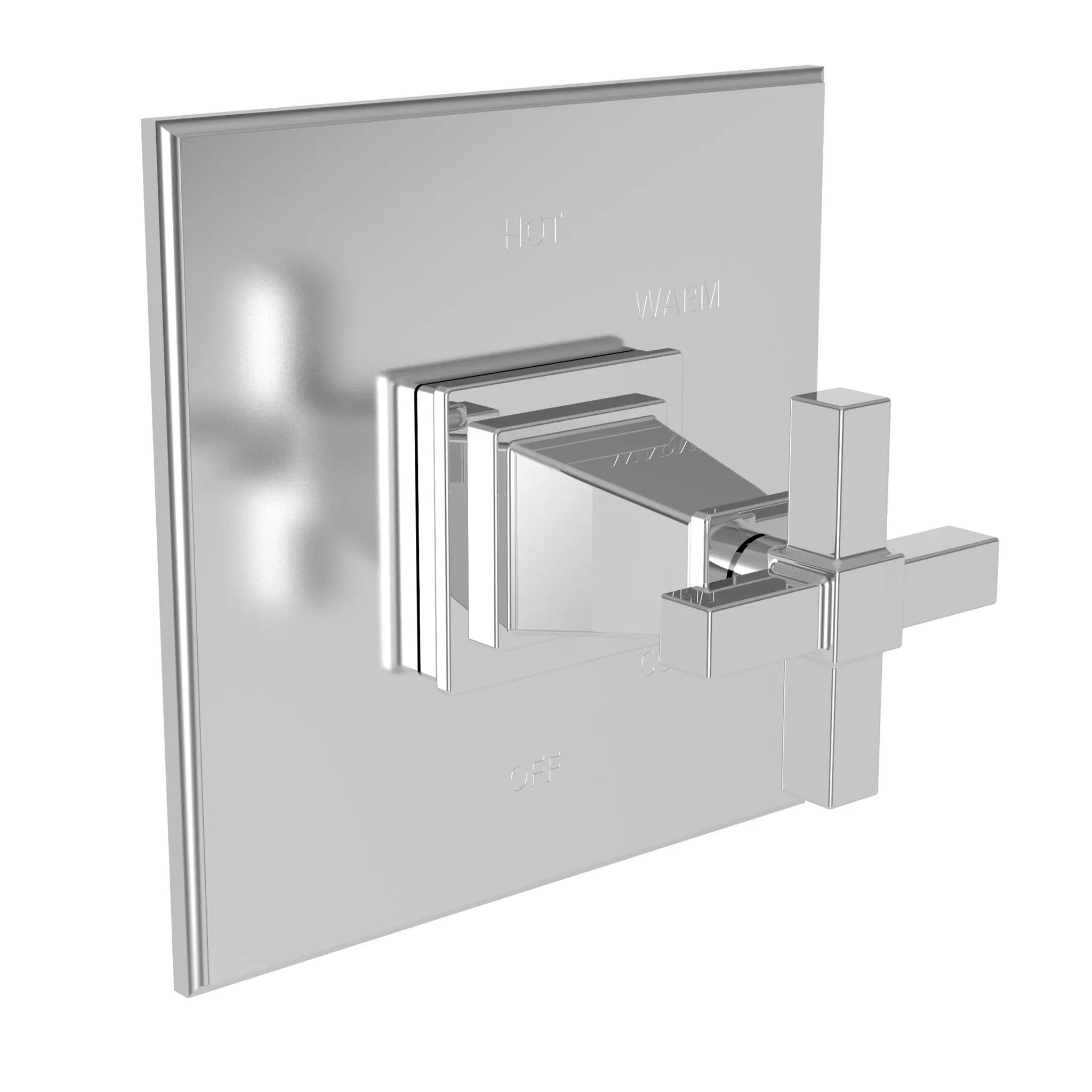 polished chrome trim plate