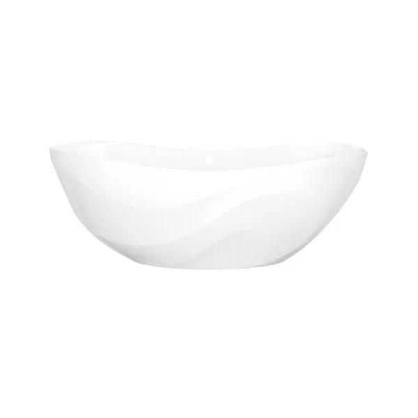 Victoria + Albert Seros 65" x 30" Freestanding Soaking Bathtub With Curved Rim - Overflow by Victoria and Albert