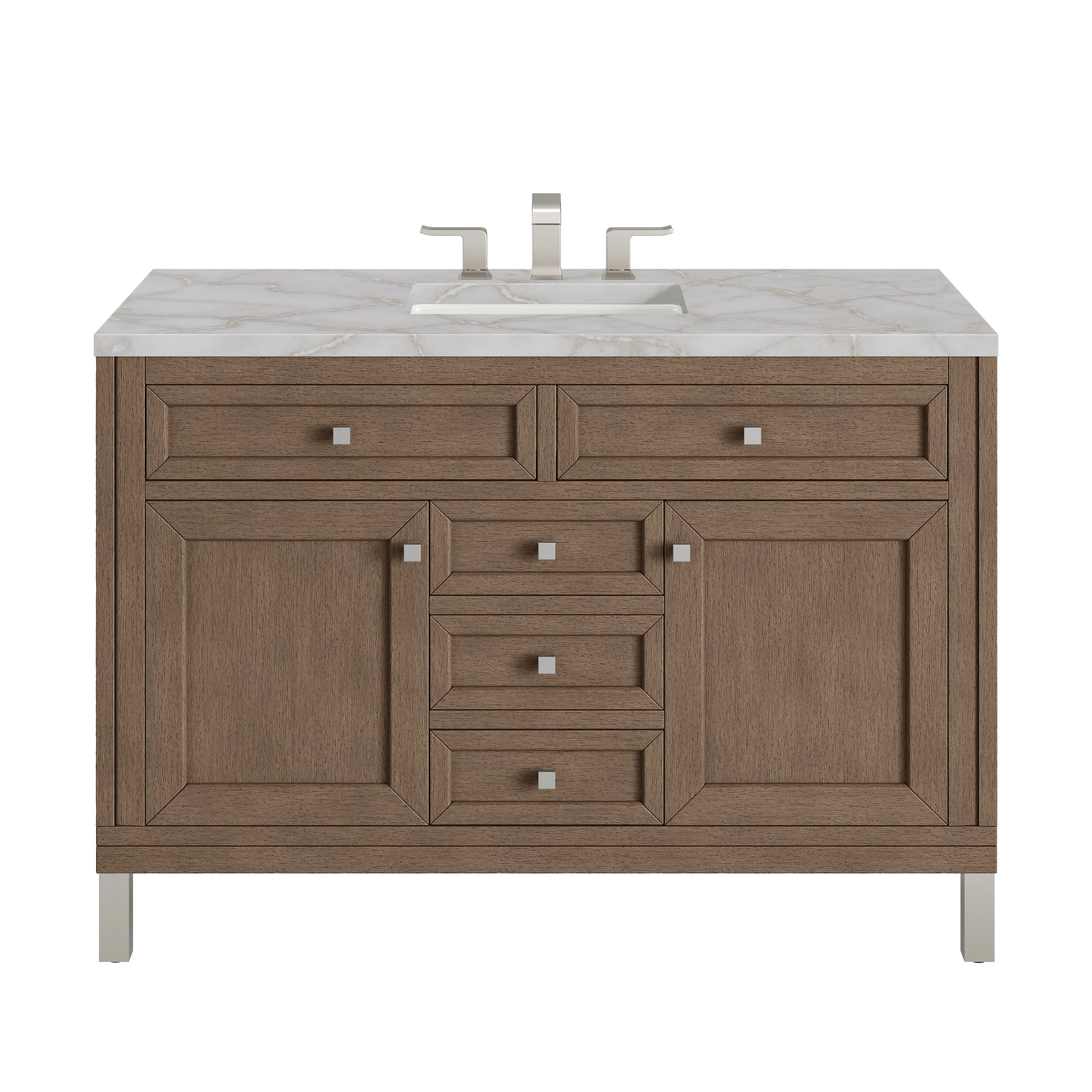 James Martin Vanities Chicago 48" Single Vanity - Whitewashed Walnut