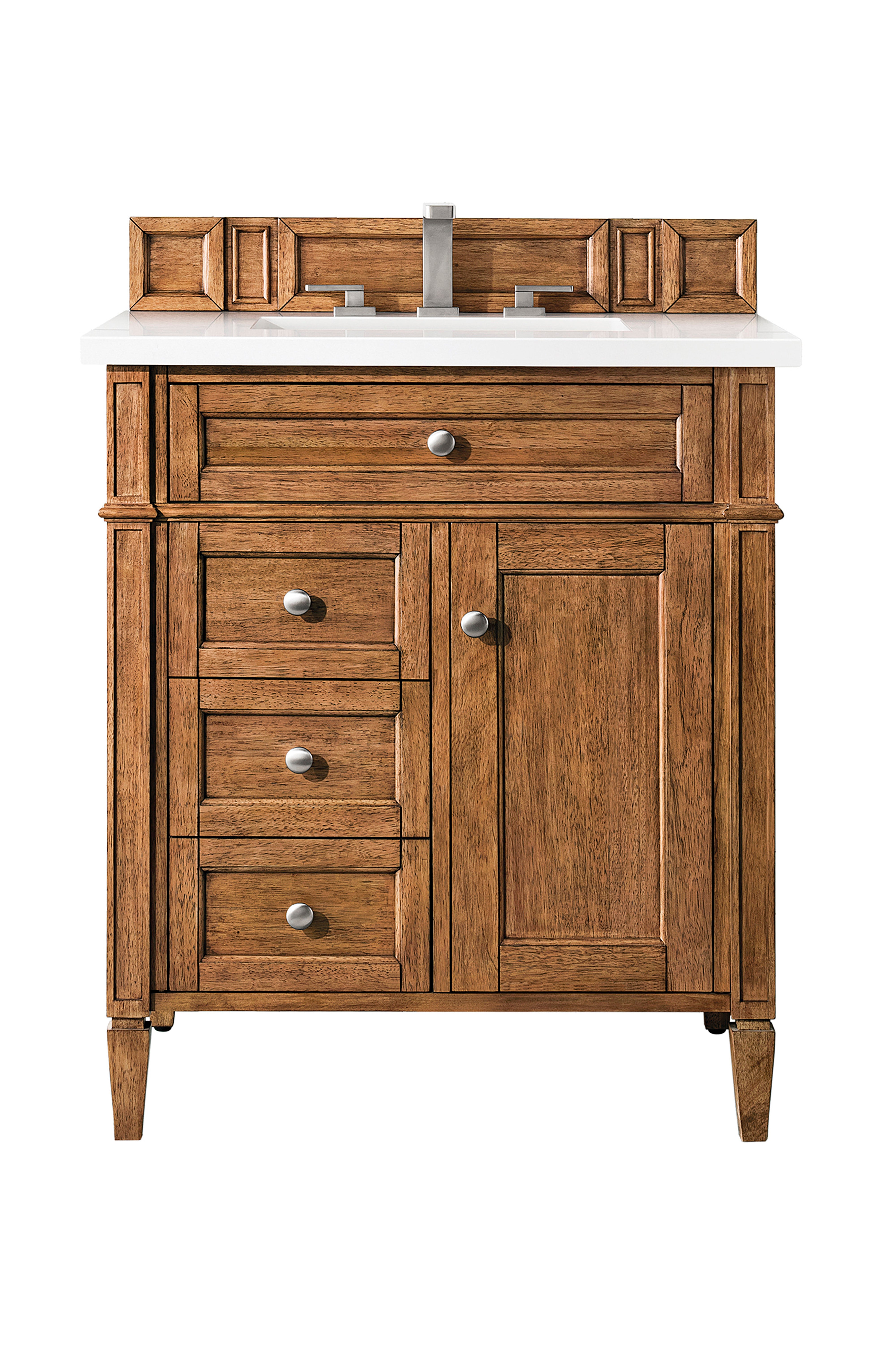 James Martin Vanities Brittany 30" Single Vanity - Saddle Brown