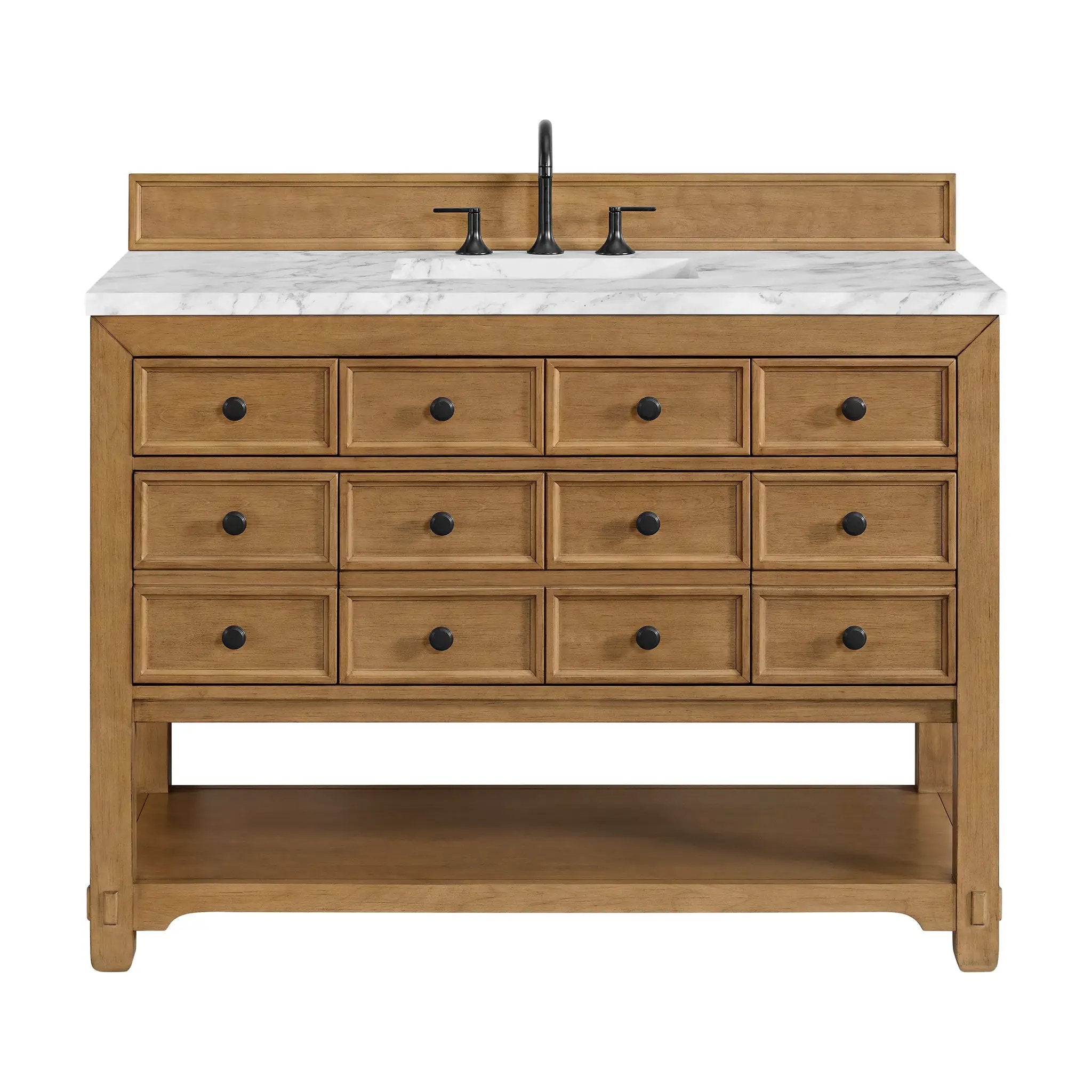 James Martin Malibu 48" Single Vanity Set - Amber Birch by James Martin Vanities