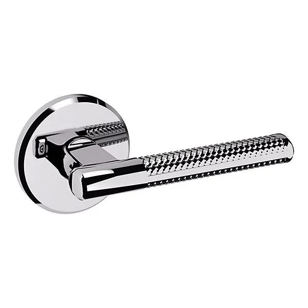 polished chrome lever