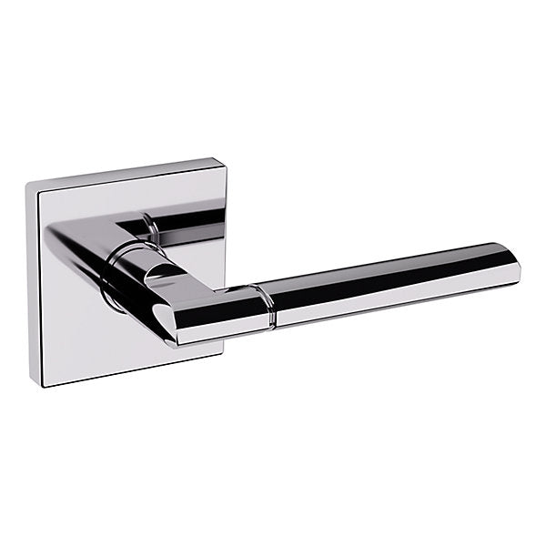 polished chrome lever