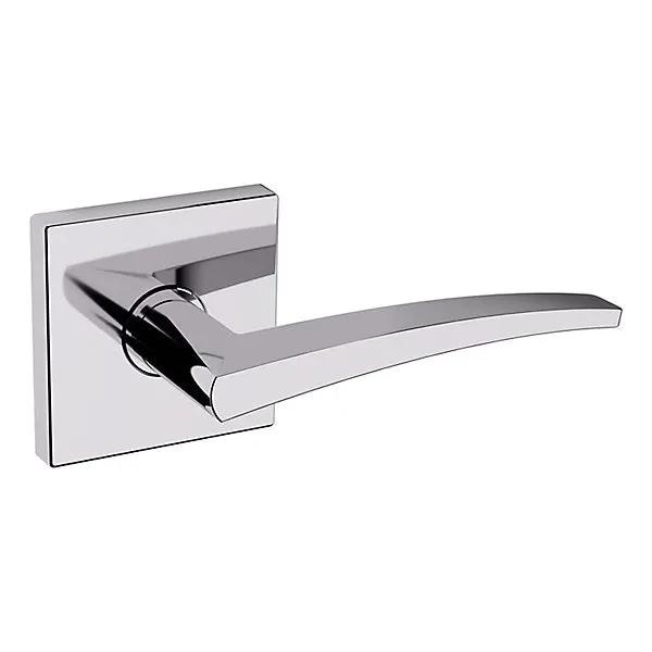 polished chrome lever