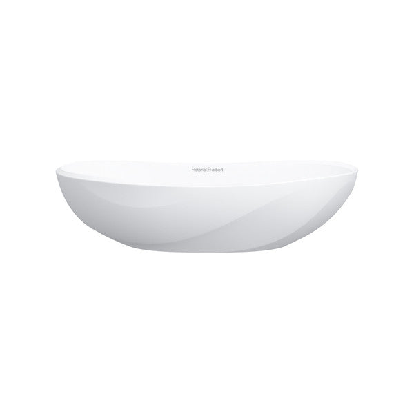 Victoria + Albert Seros 21" x 11" Oval Vessel Lavatory Sink - Integrated Overflow