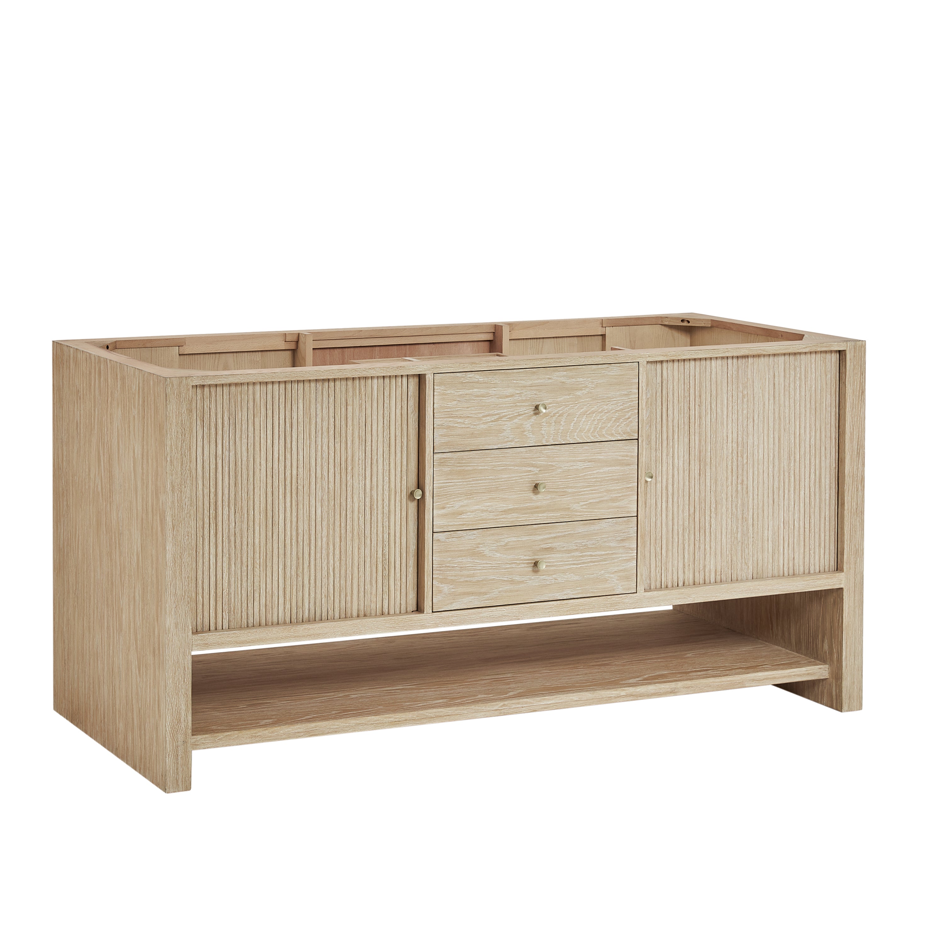 James Martin Marigot 72" Double Vanity Set - Sunwashed Oak