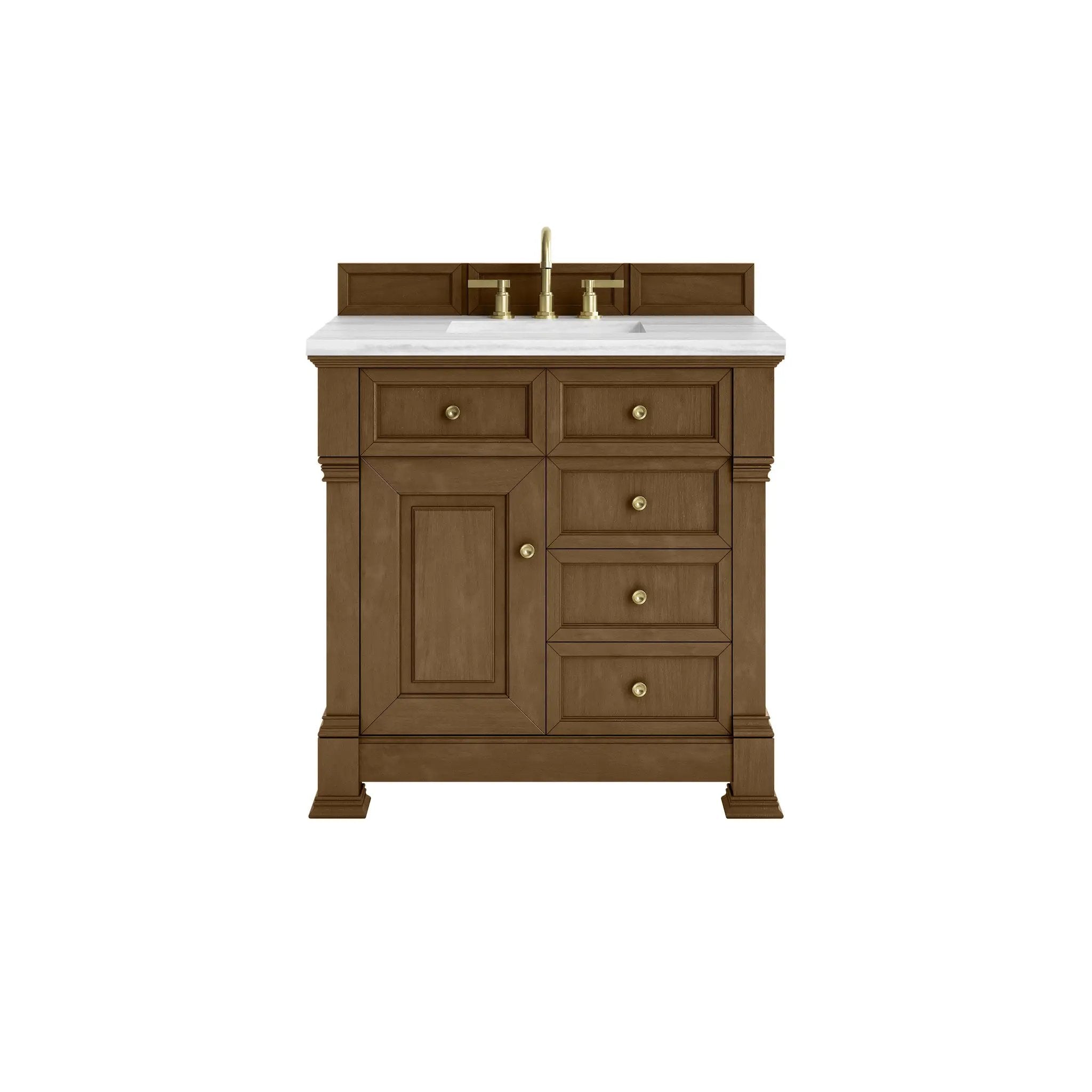 James Martin Brookfield 36" Single Vanity Set - Honey Oak by James Martin Vanities