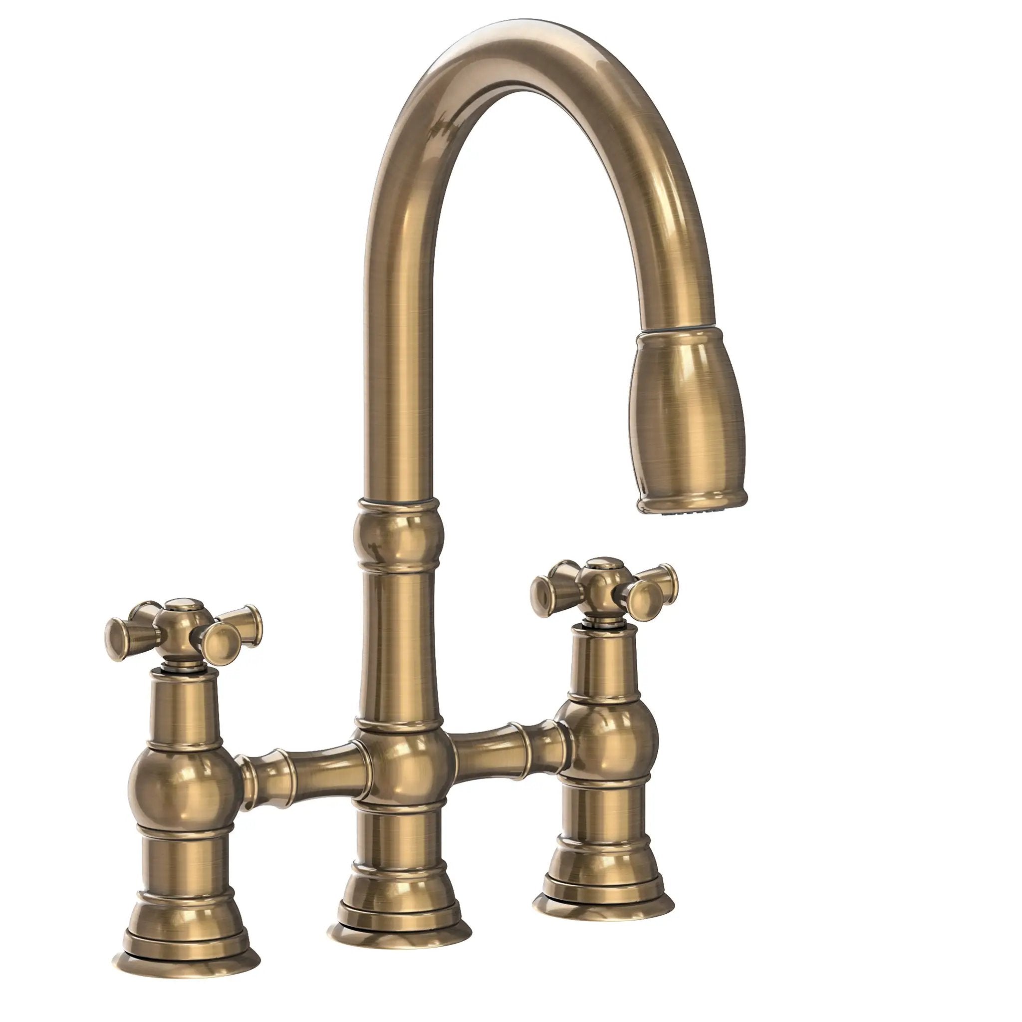 Newport Brass Jacobean Kitchen Bridge Pull-Down Faucet by Newport Brass