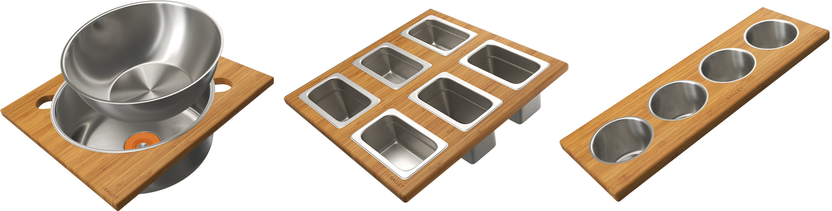 natural golden bamboo entertainment kit