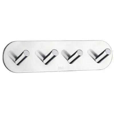 Smedbo Beslagsboden Design Quadruple Hook Self-adhesive by Smedbo