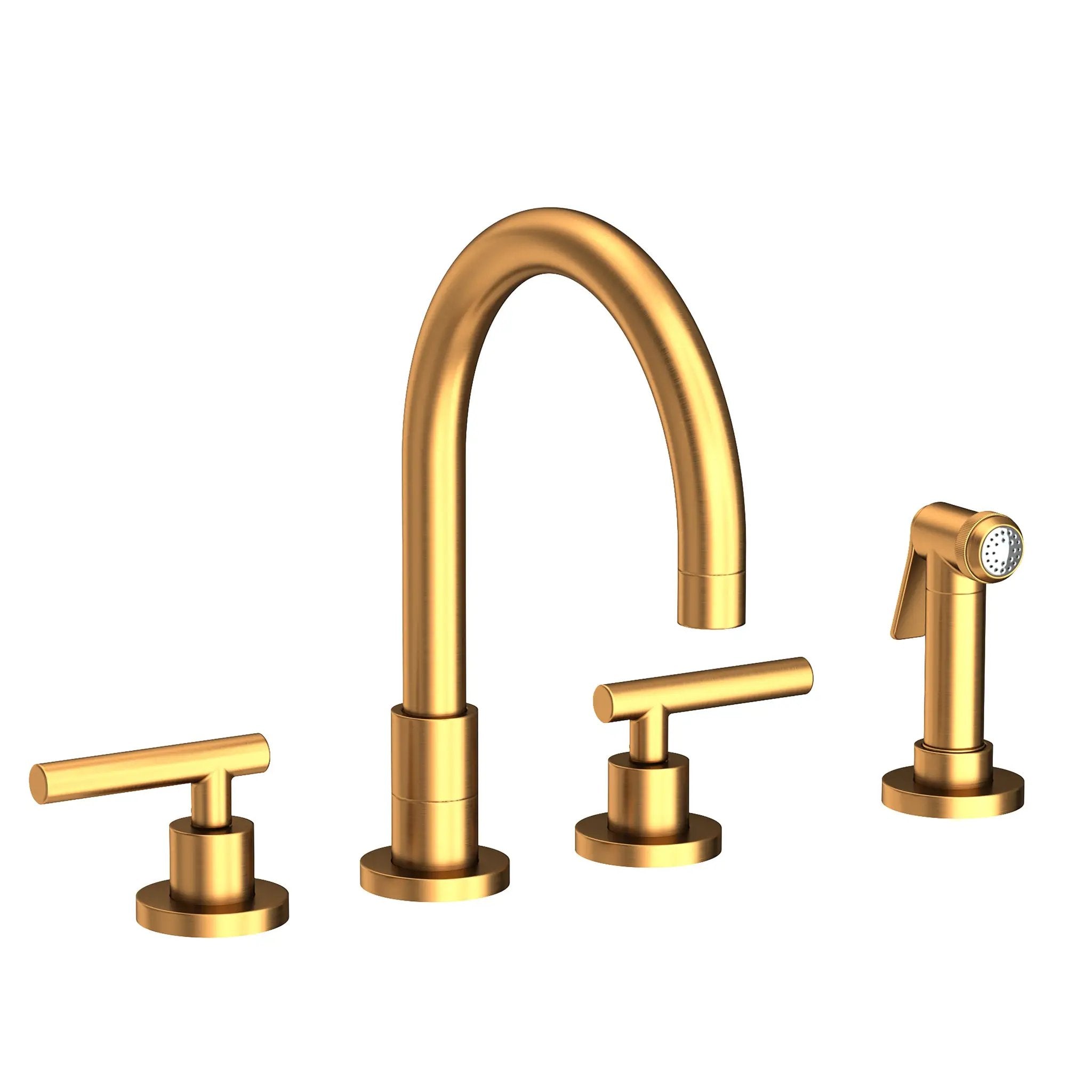 Newport Brass East Linear Kitchen Faucet with Side Spray by Newport Brass