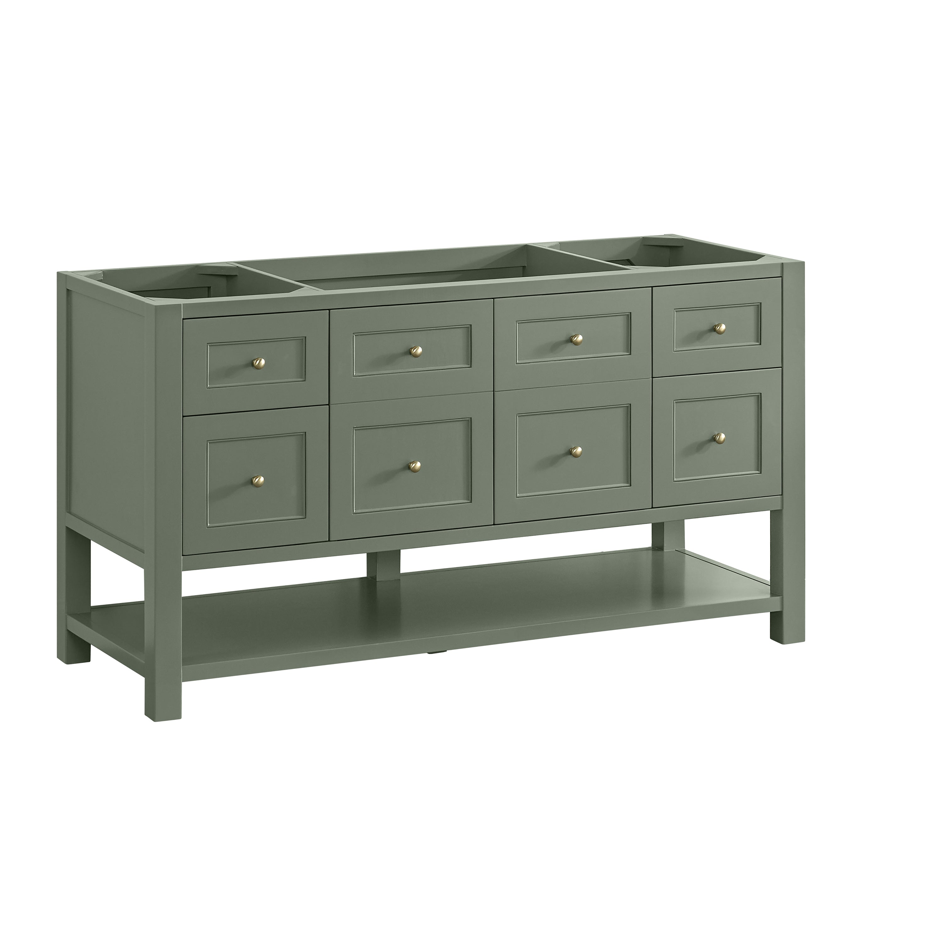 James Martin Vanities Breckenridge 60" Single Vanity - Smokey Celadon