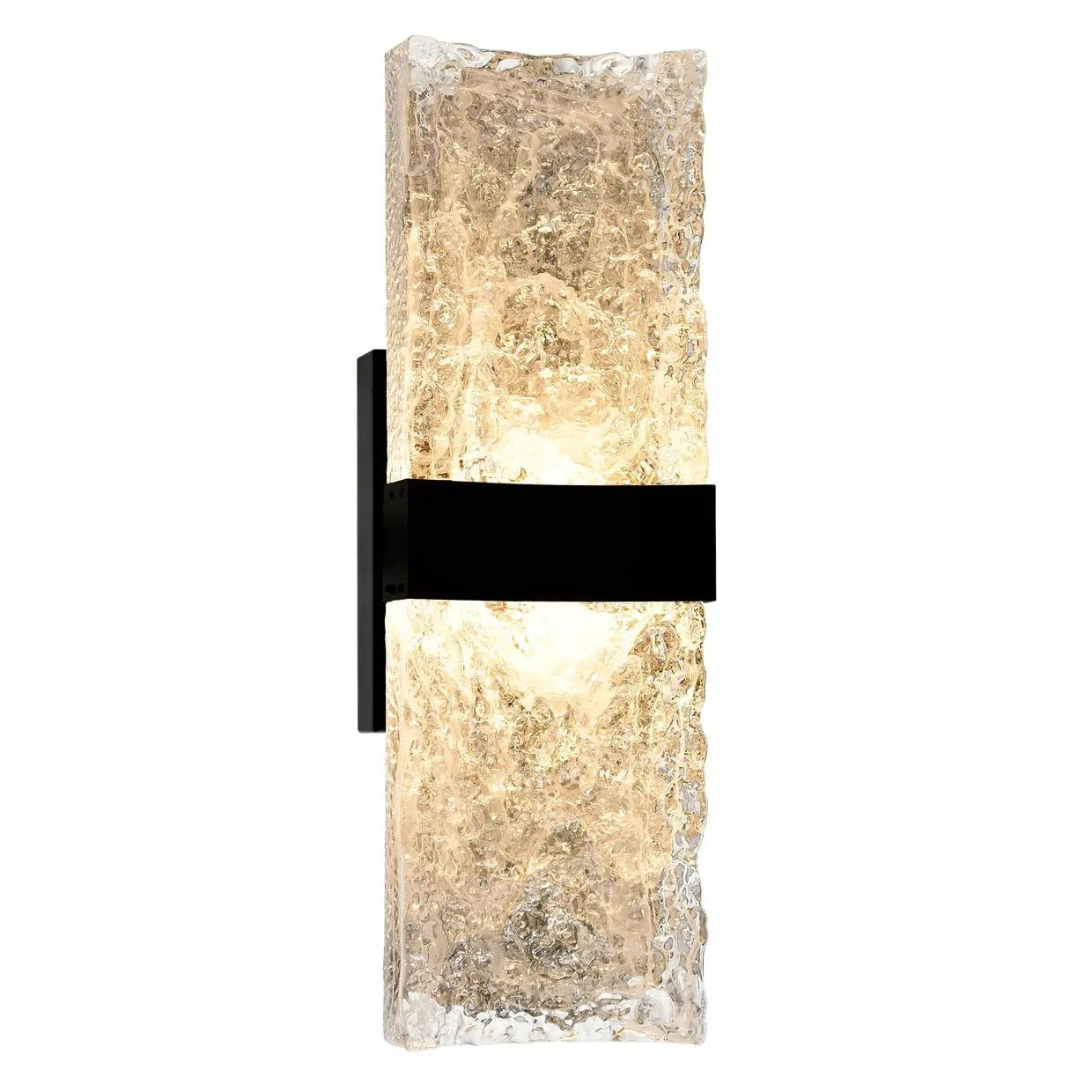 black wall light