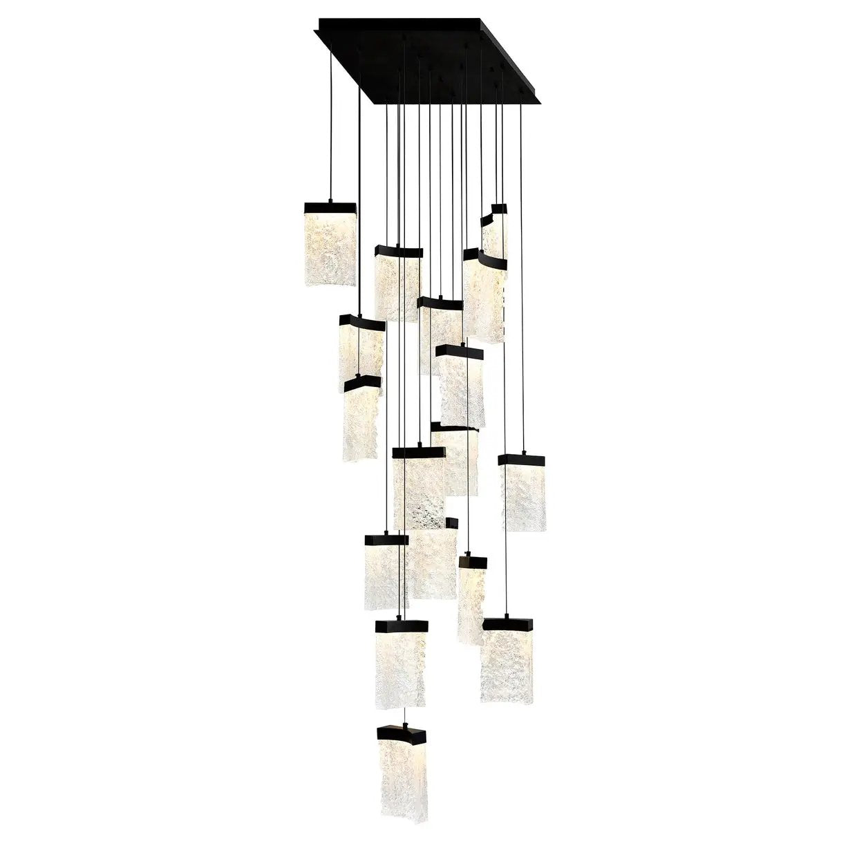 black chandelier