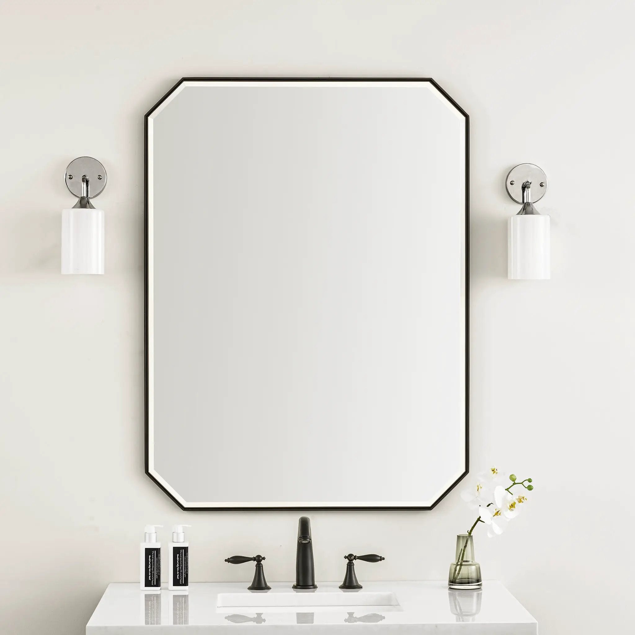 matte black mirror