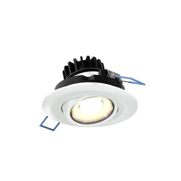 DALS Lighting RECESSED 3 Inch Round Recessed LED Gimbal Light in 5CCT by DALS Lighting