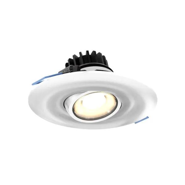 DALS Lighting RECESSED 4 Inch Round Recessed LED Gimbal Light in 5CCT by DALS Lighting