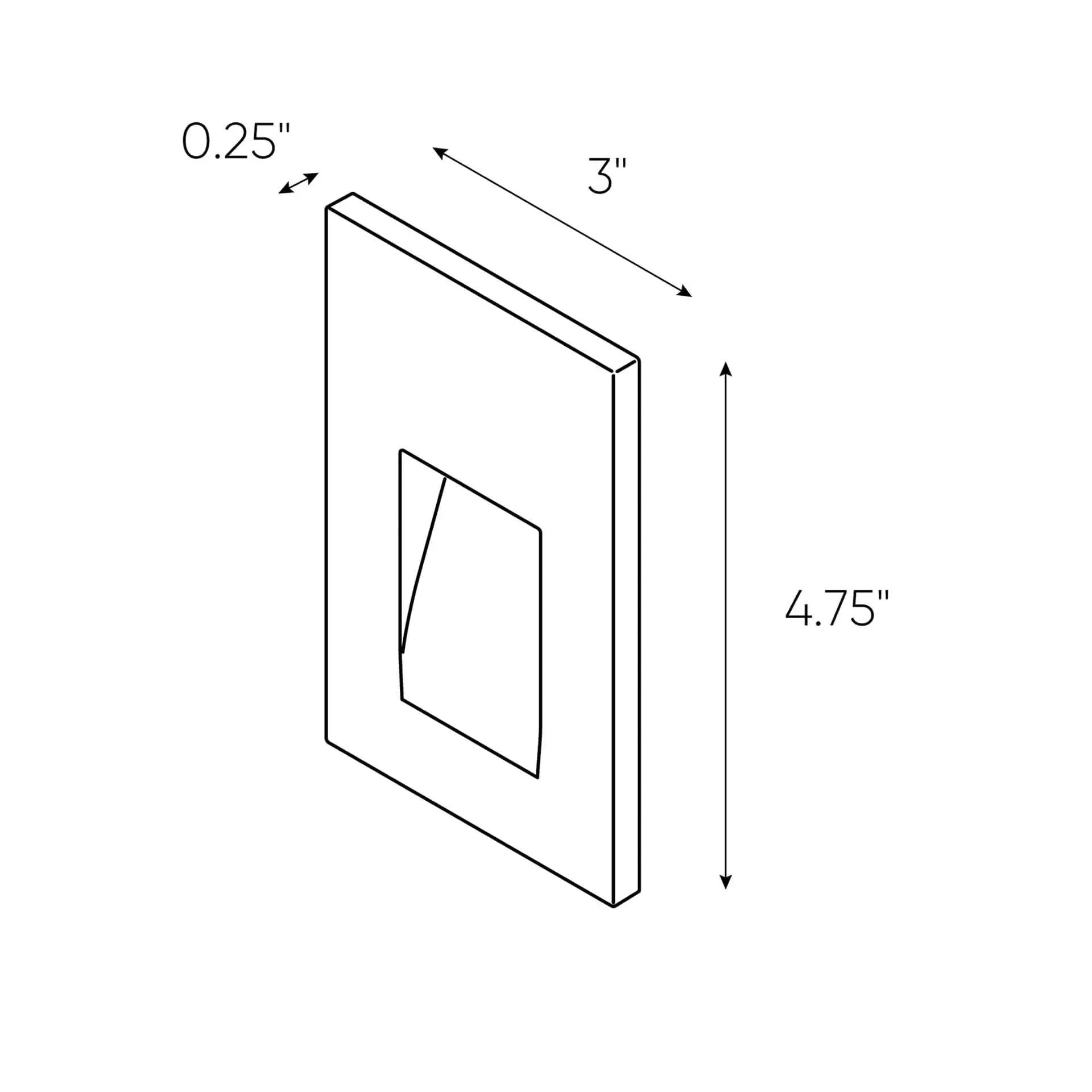 white recessed