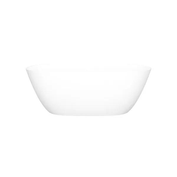 matte white bathtub