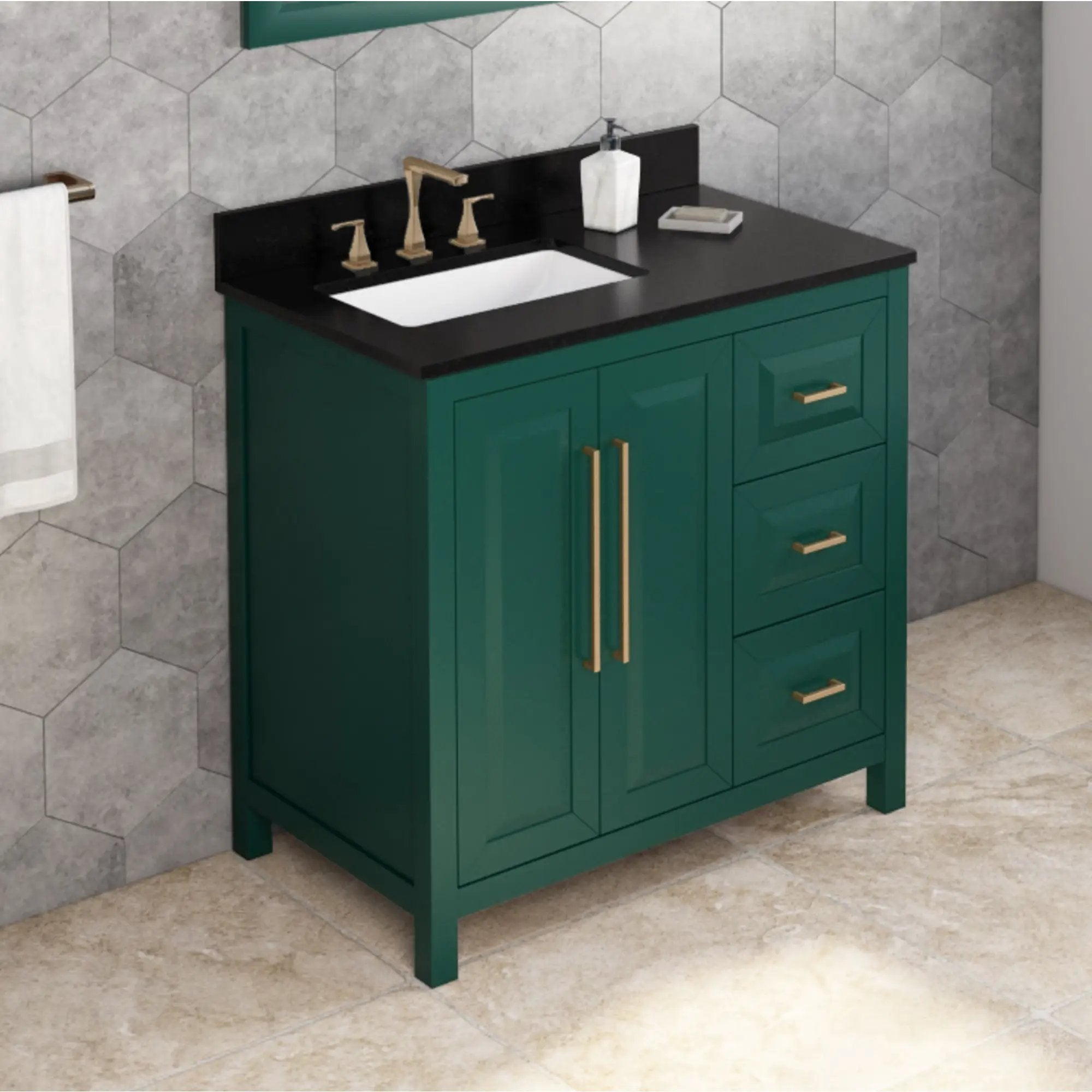 Jeffrey Alexander 36" Cade Vanity Set by Jeffrey Alexander