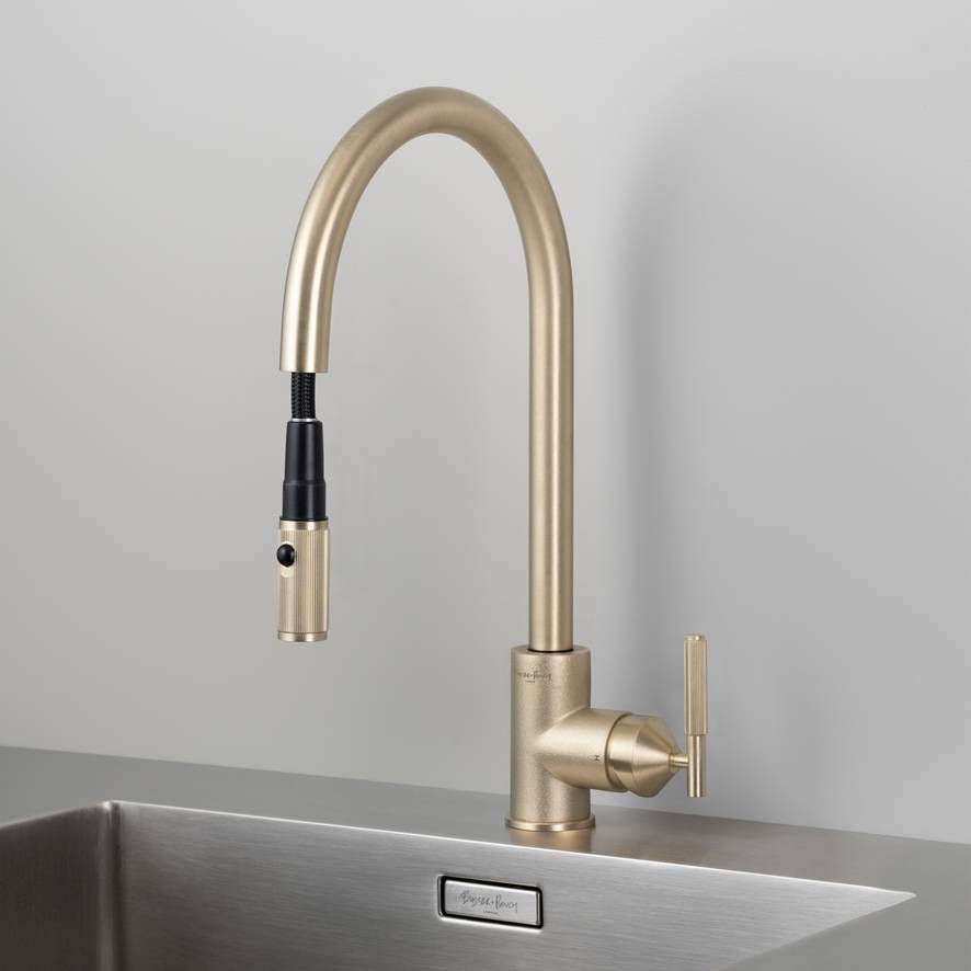 brass kitchen faucet