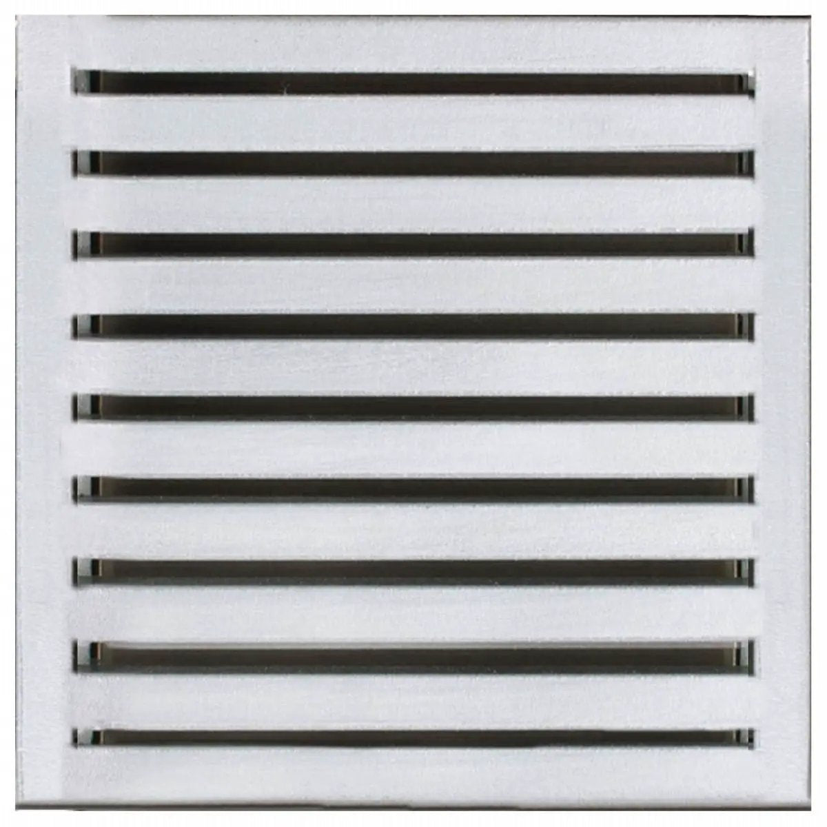 satin stainless steel grate