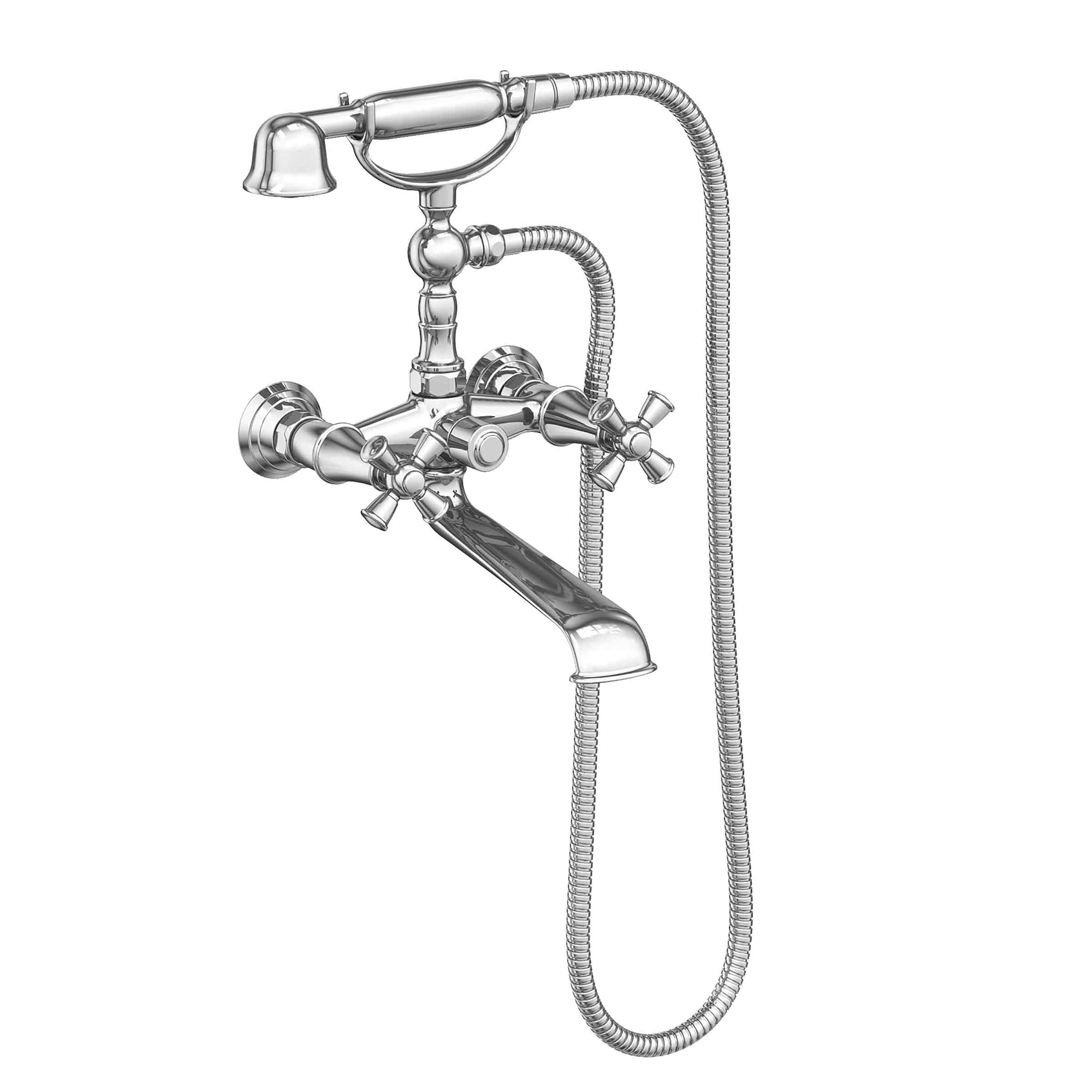 polished chrome hand shower set