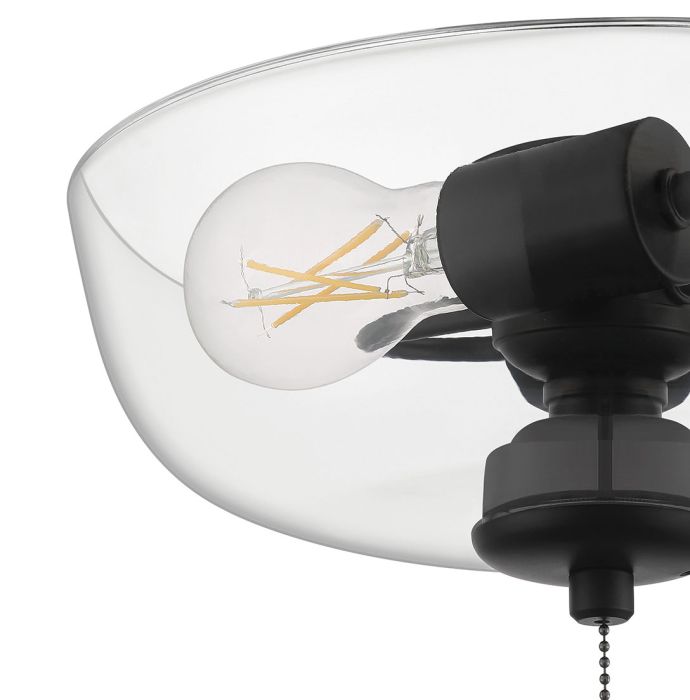 flat black outdoor lighting/outdoor fans