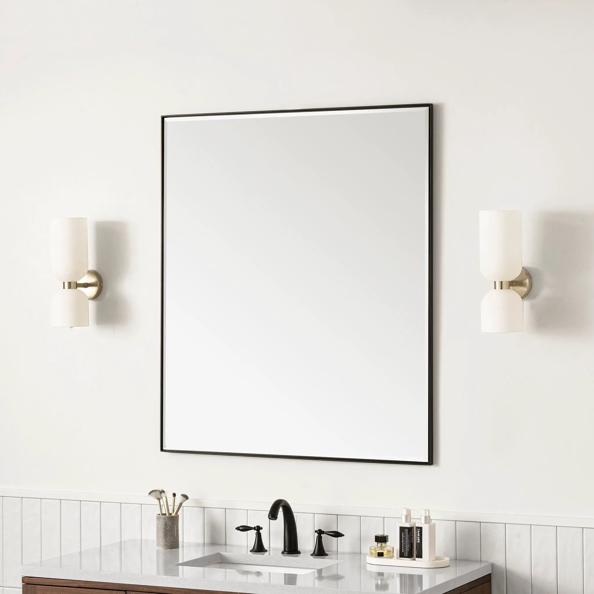 matte black mirror