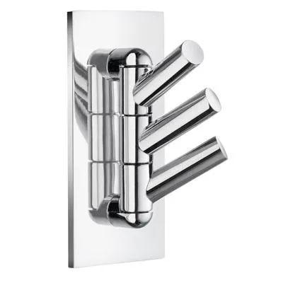 chromed triple hook