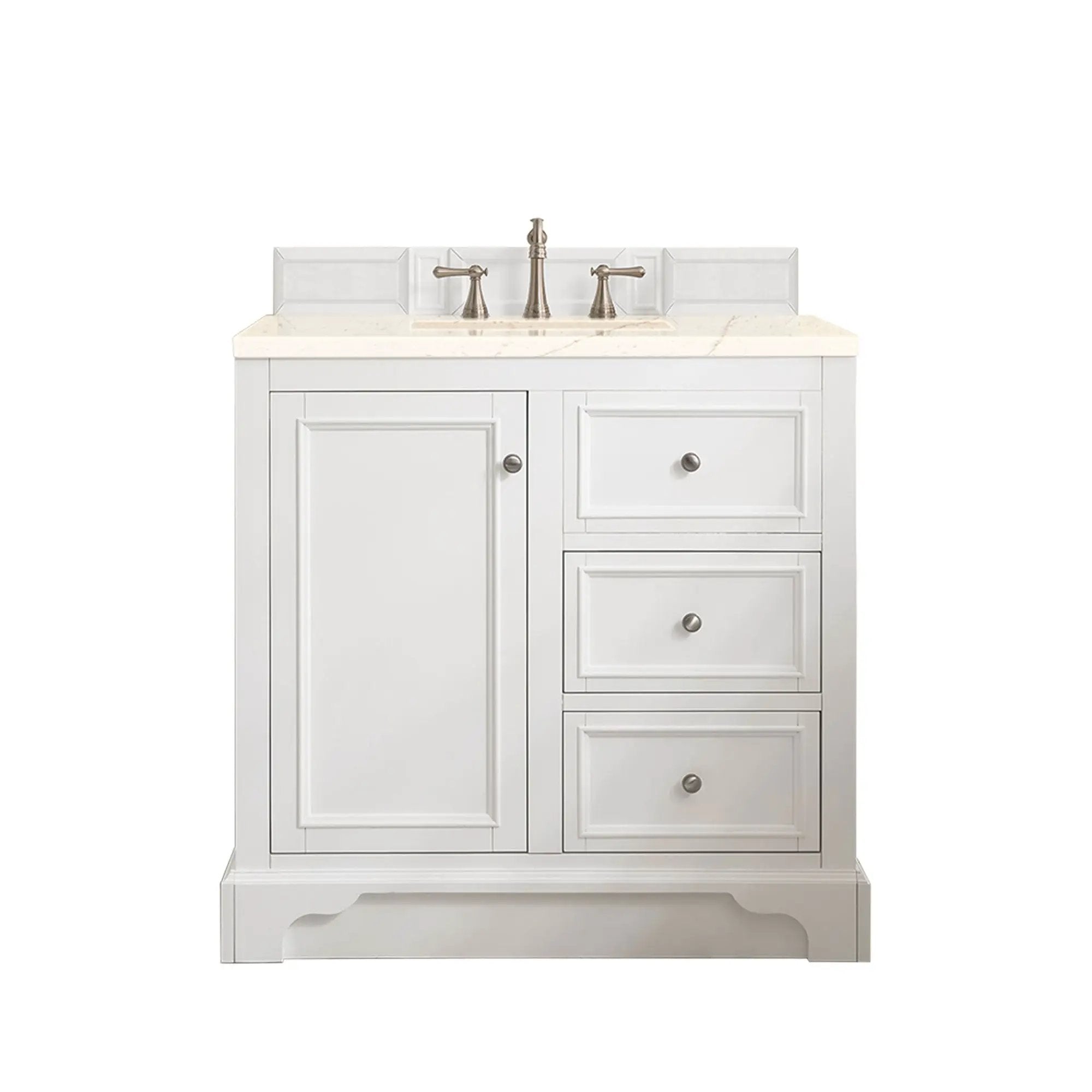 James Martin De Soto 36" Single Vanity Set - Bright White by James Martin Vanities