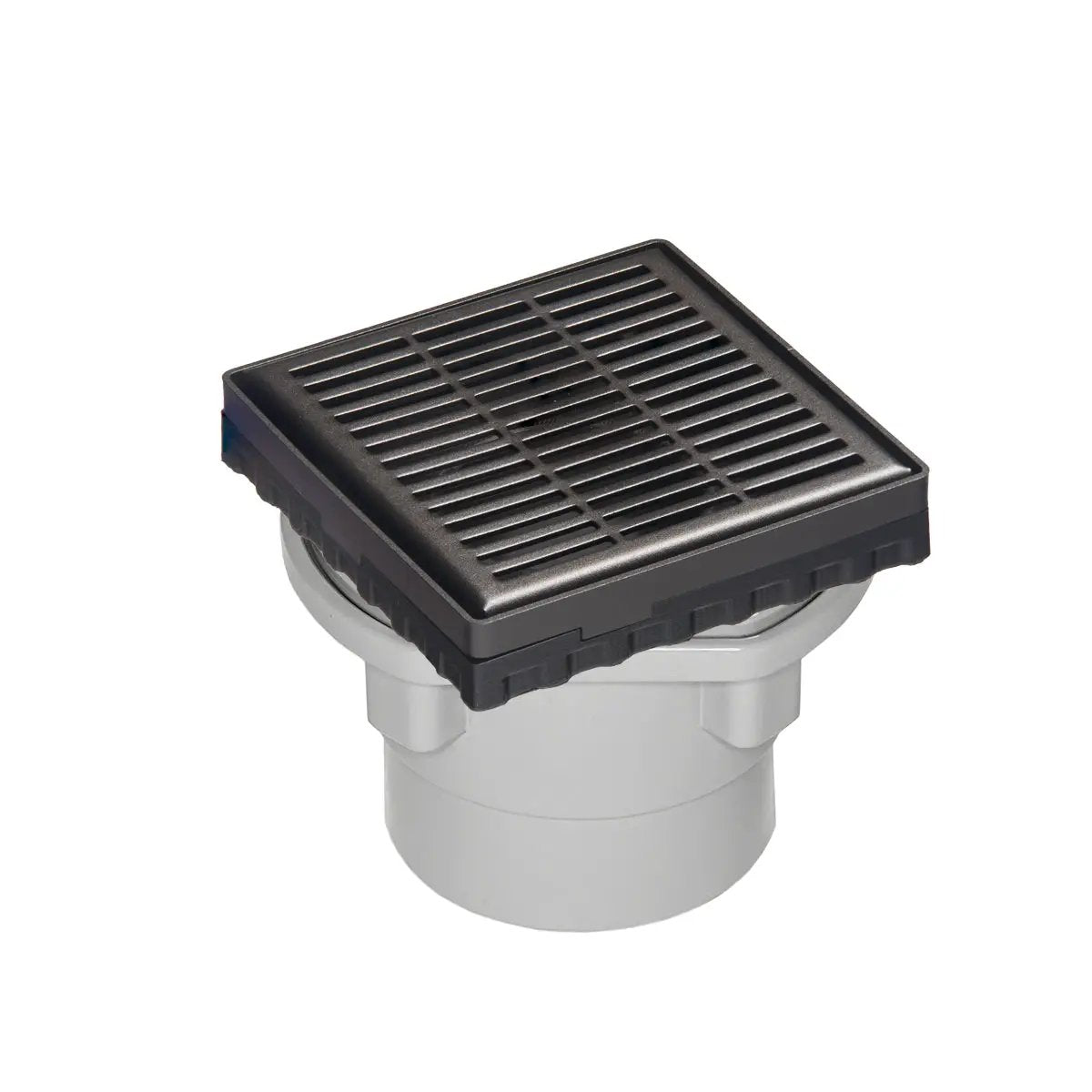 Infinity Drain 4" x 4" LND 4 Slotted Pattern Complete Kit with PVC Drain Body, 2" Outlet by Infinity Drain