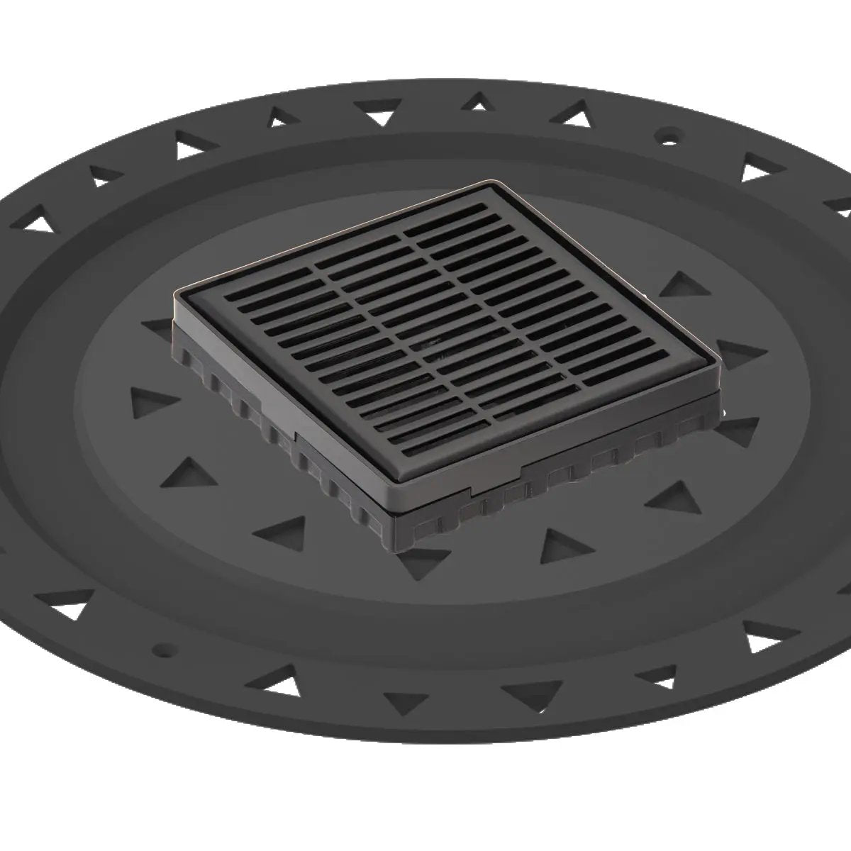 matte black drain