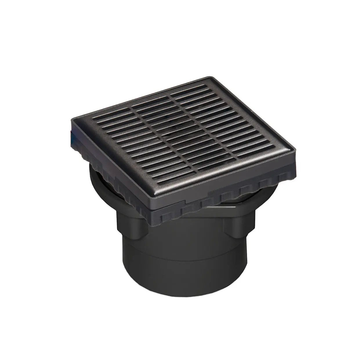 Infinity Drain 4" x 4" LND 4 Slotted Pattern Complete Kit with ABS Bonded Flange, 2", 3" and 4" Outlet by Infinity Drain
