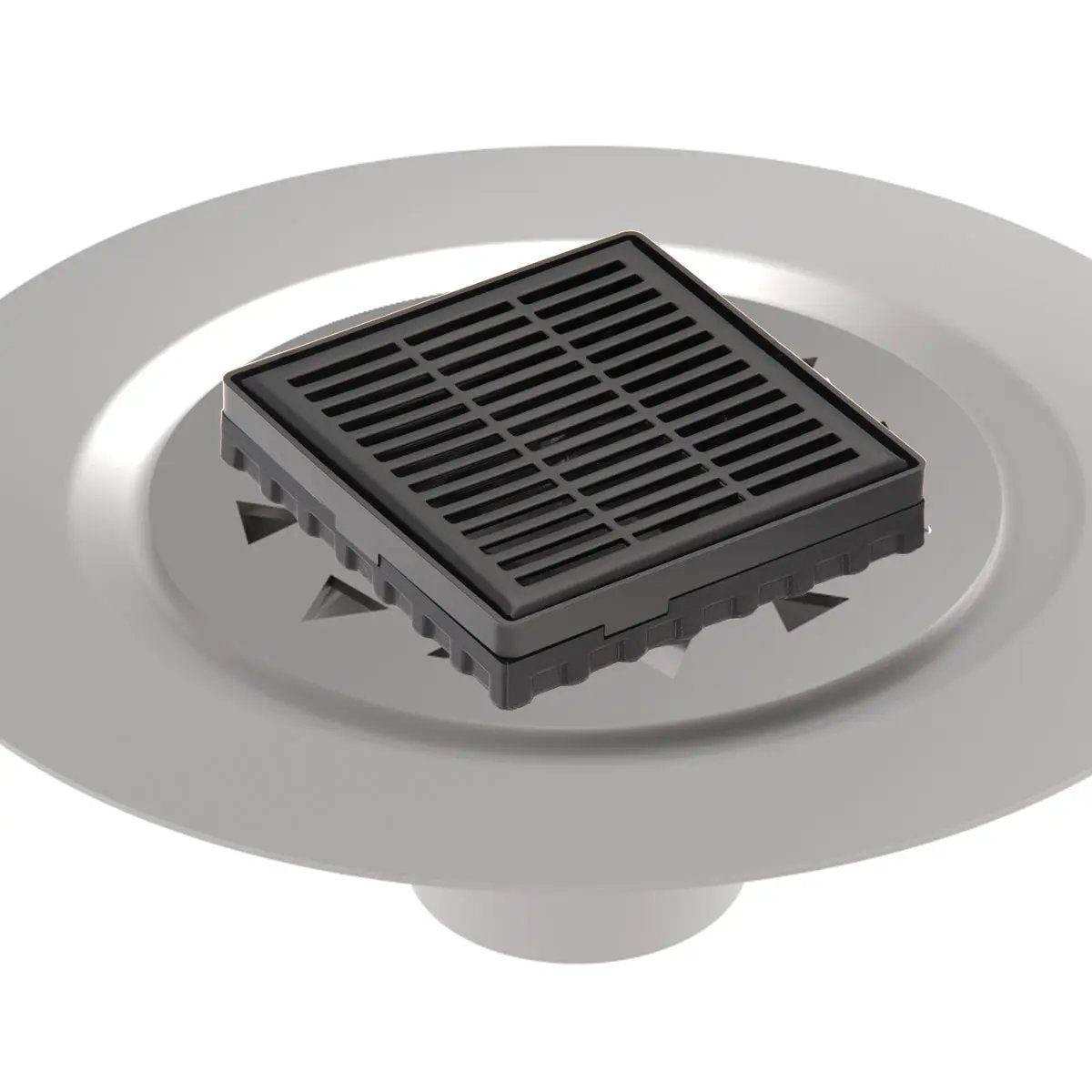 matte black drain