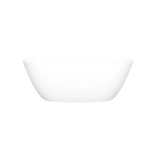 matte white bathtub