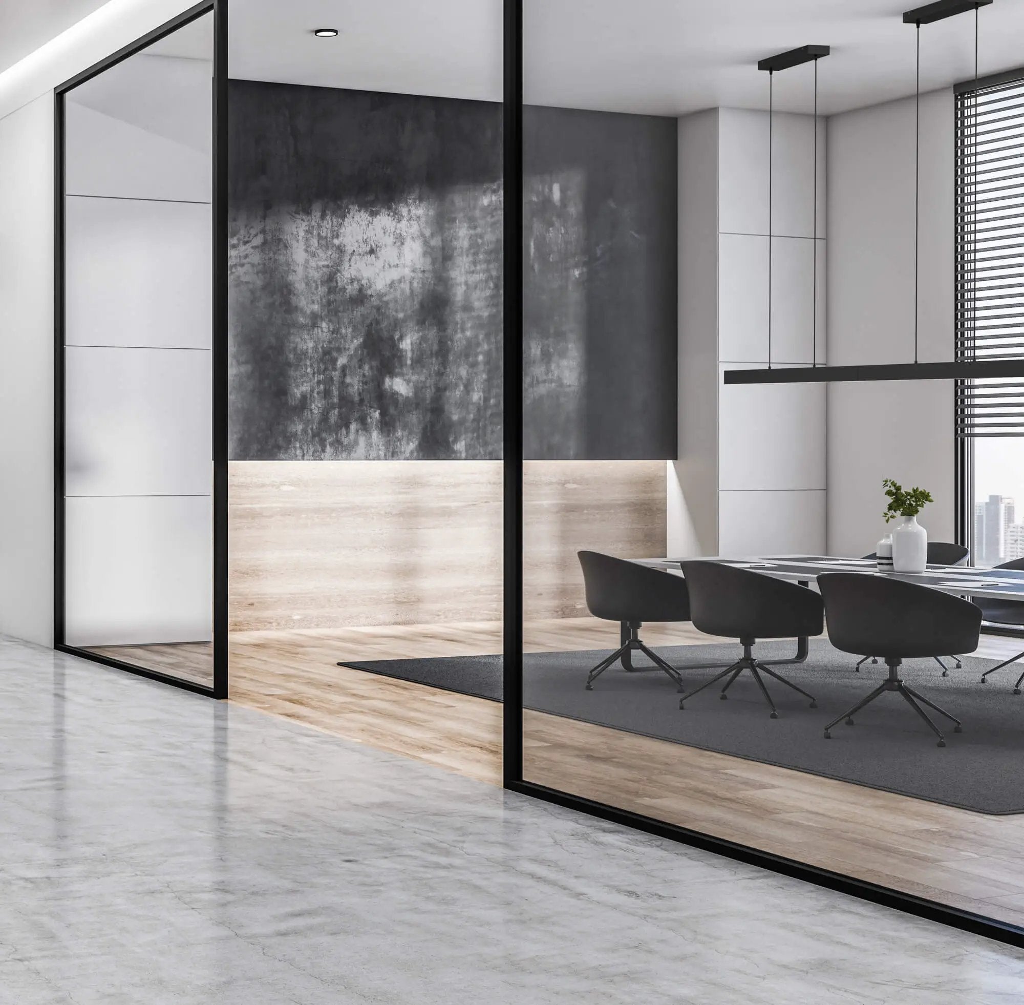 frosted recessed