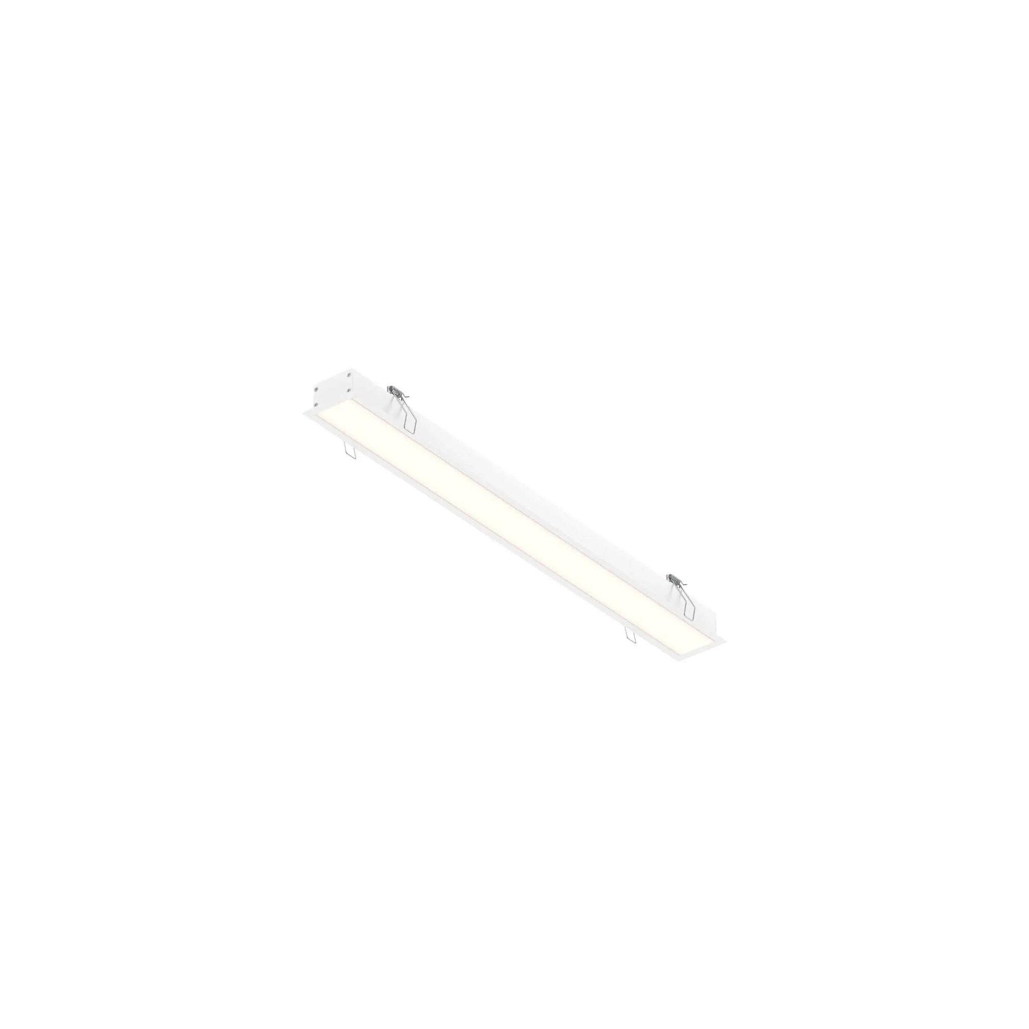 matte white recessed