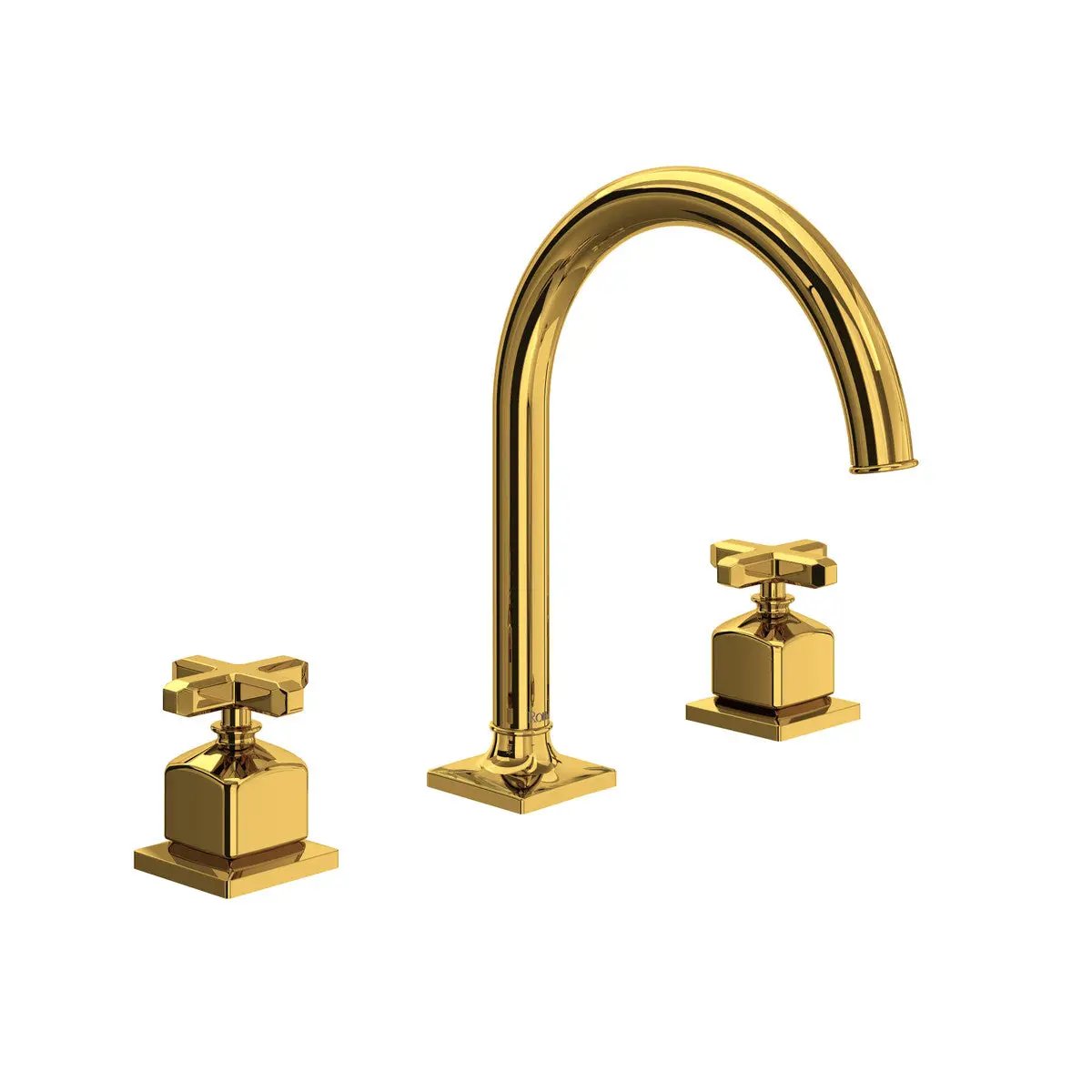 Rohl Apothecary Widespread Lavatory Faucet with C-Spout by Rohl