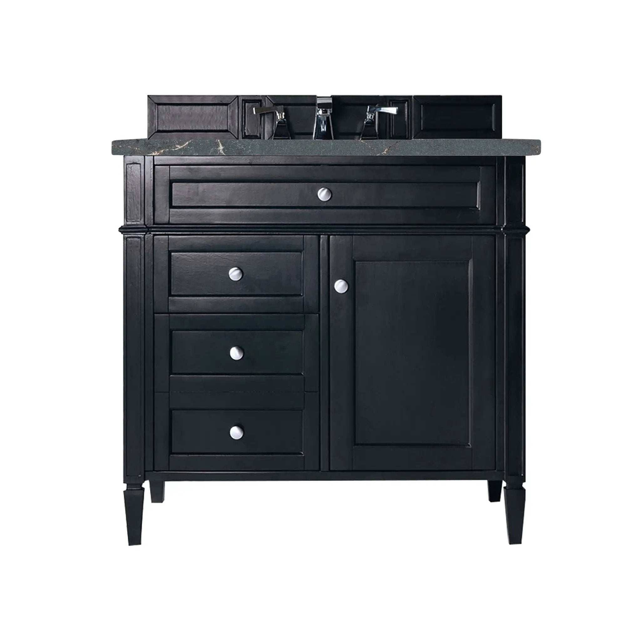 James Martin Brittany 36" Single Vanity Set - Black Onyx by James Martin Vanities
